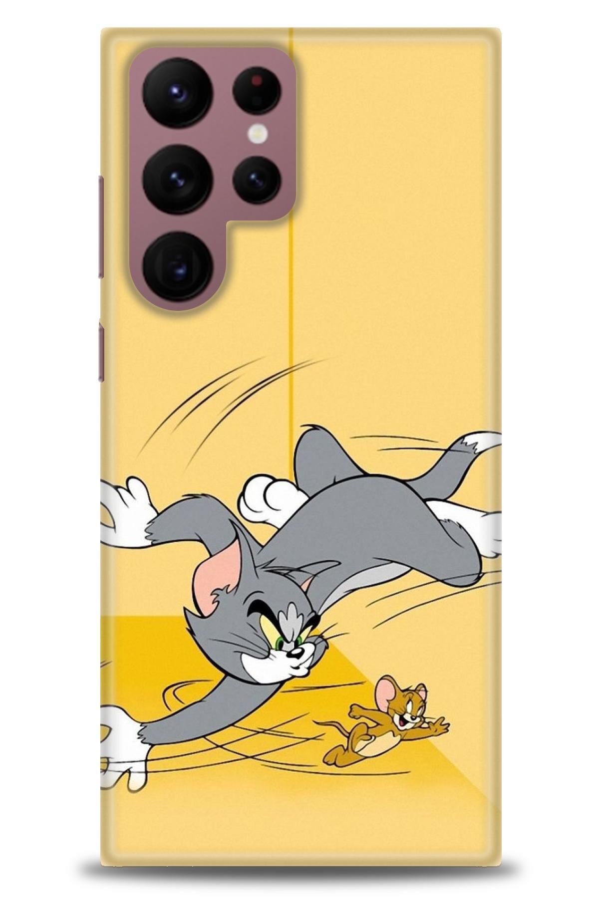 CooperTech Samsung Galaxy S22 Ultra İle Uyumlu HD Baskılı Desenli Silikon Kılıf - 584