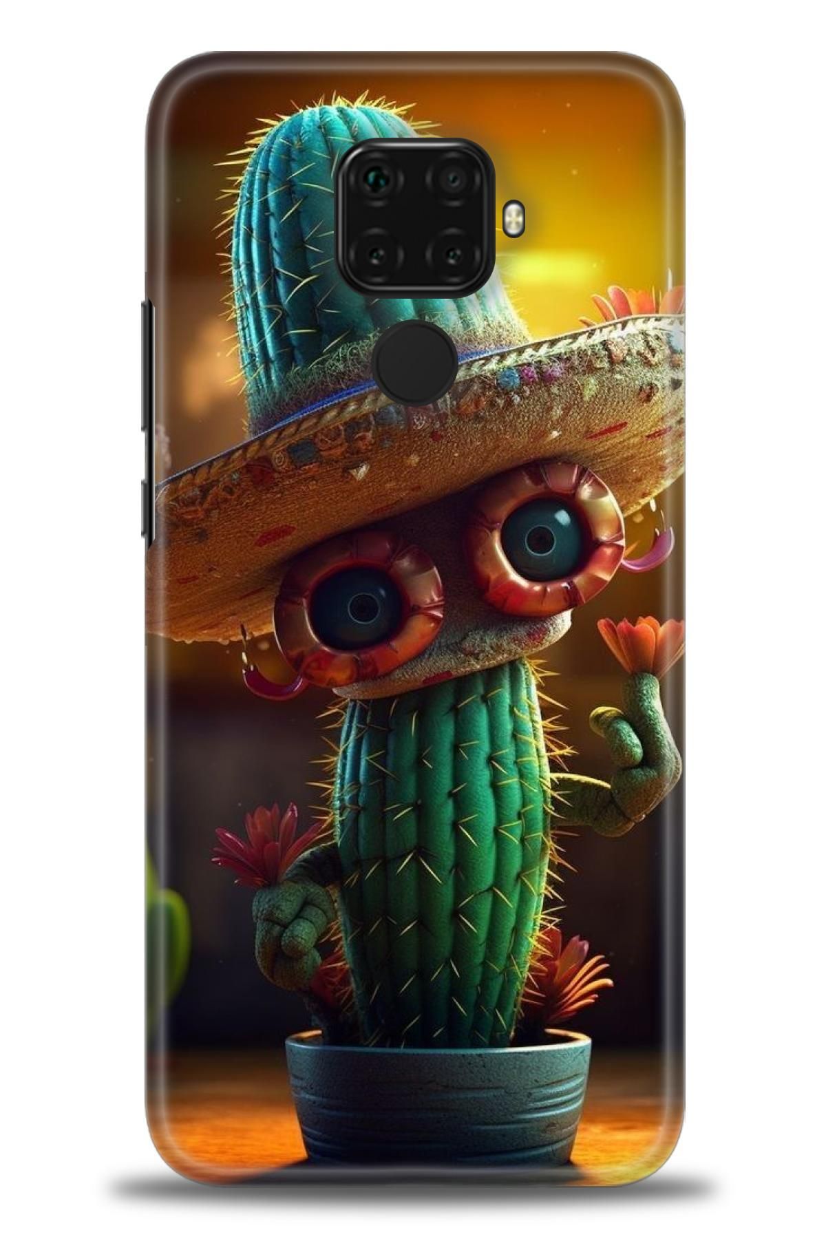 CooperTech Huawei Mate 30 Lite İle Uyumlu HD Baskılı Silikon Kılıf - 489