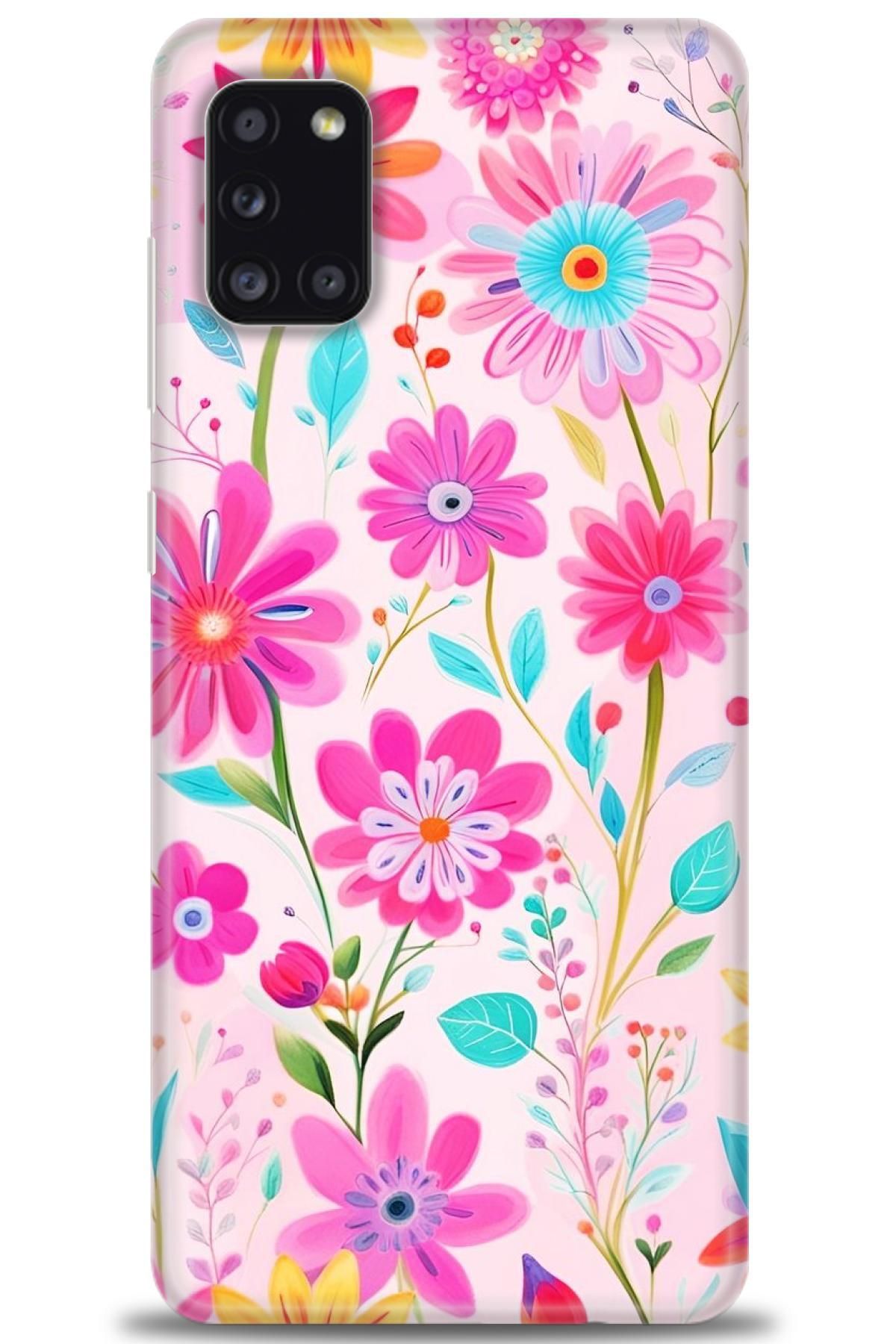 CooperTech Samsung Galaxy A31 İle Uyumlu HD Baskılı Desenli Silikon Kılıf - 548