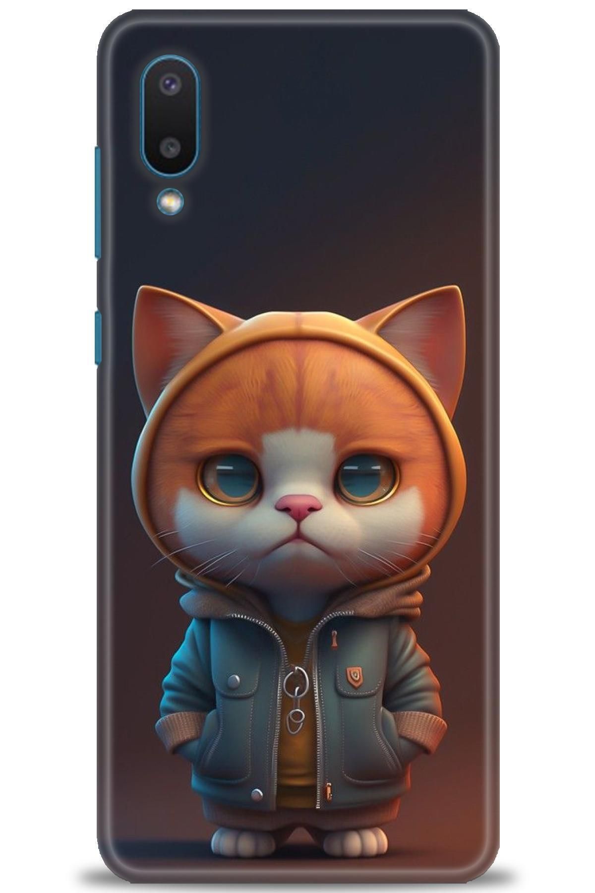 CooperTech Samsung Galaxy A02 İle Uyumlu HD Baskılı Desenli Silikon Kılıf - 340