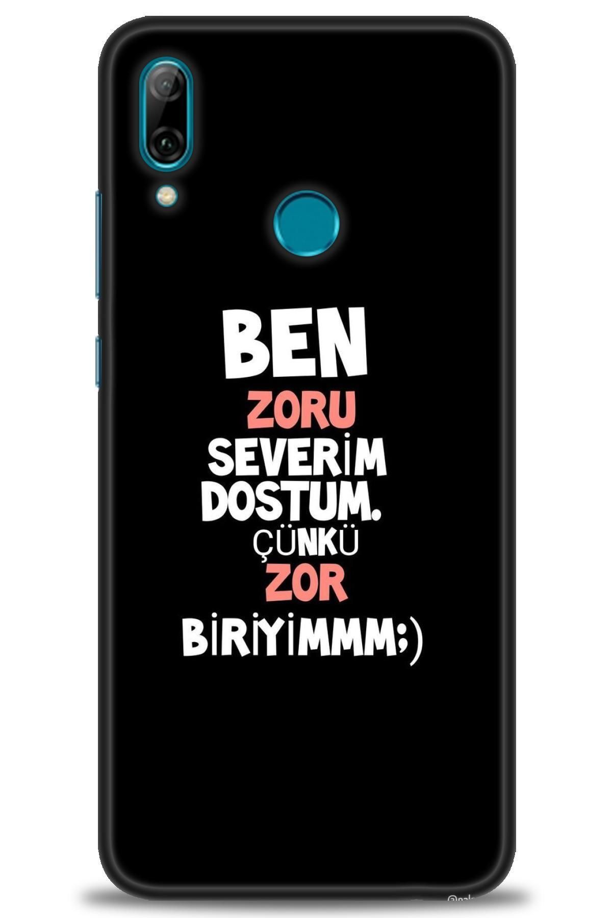 CooperTech Huawei P Smart Pro 2019 İle Uyumlu HD Baskılı Silikon Kılıf - 203