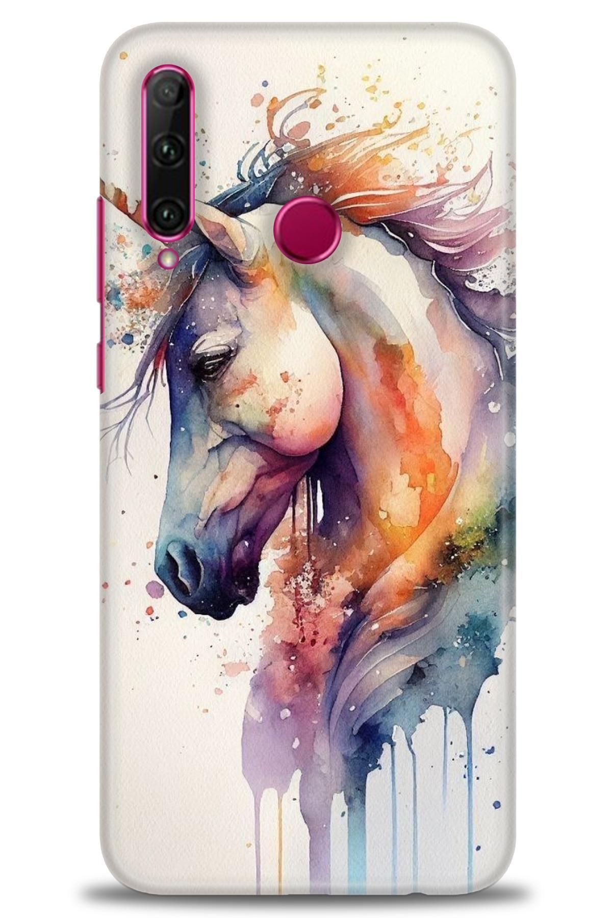 CooperTech Huawei Honor 20 Lite İle Uyumlu HD Baskılı Silikon Kılıf - 110