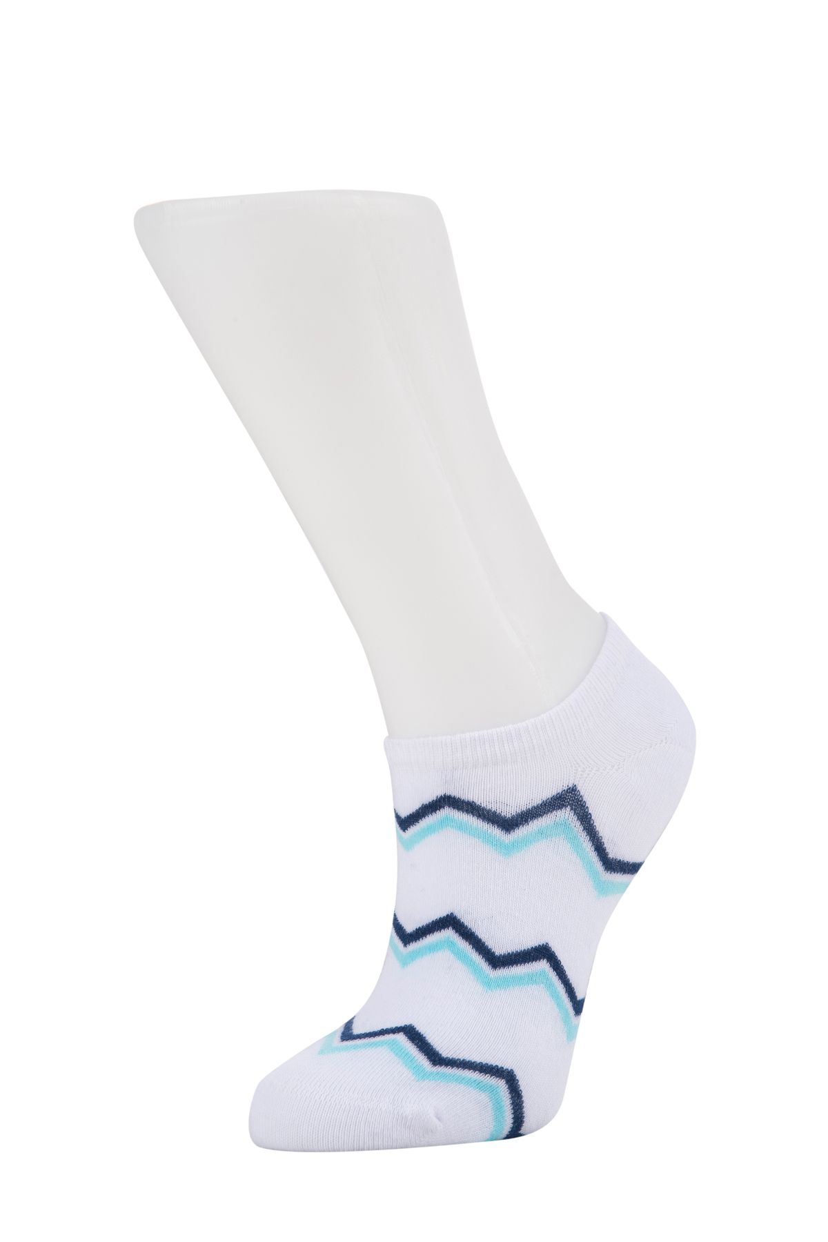 Moyra Socks 4'lü Desenli Pamuk Kadın Patik Çorap