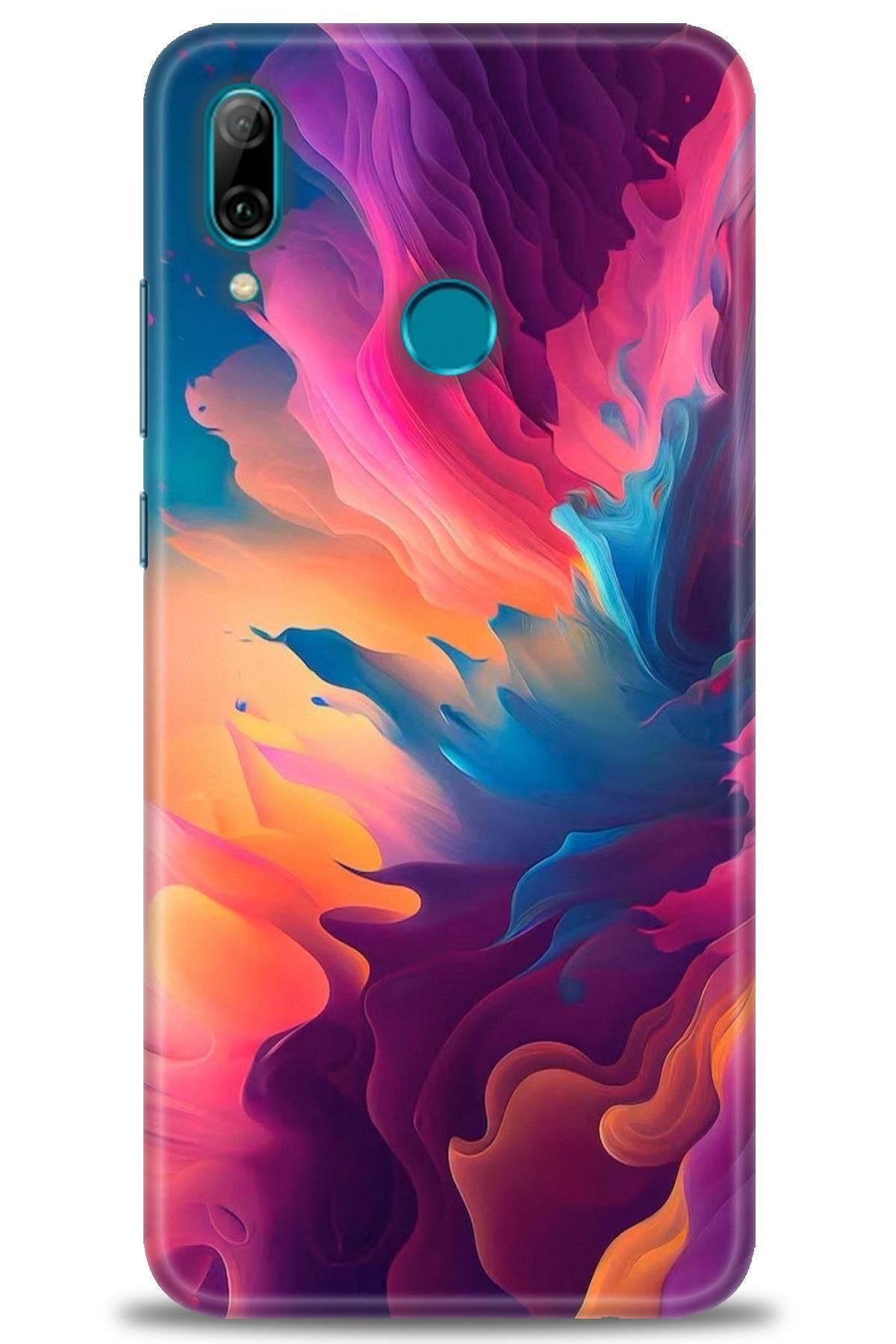 CooperTech Huawei P Smart Pro 2019 İle Uyumlu HD Baskılı Silikon Kılıf - 214