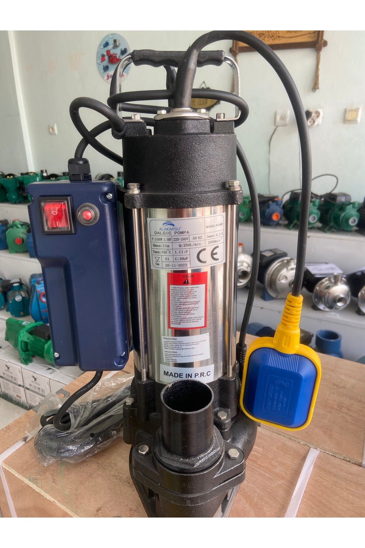alakarsu V1100 Foseptik Kirli Su Pompası
