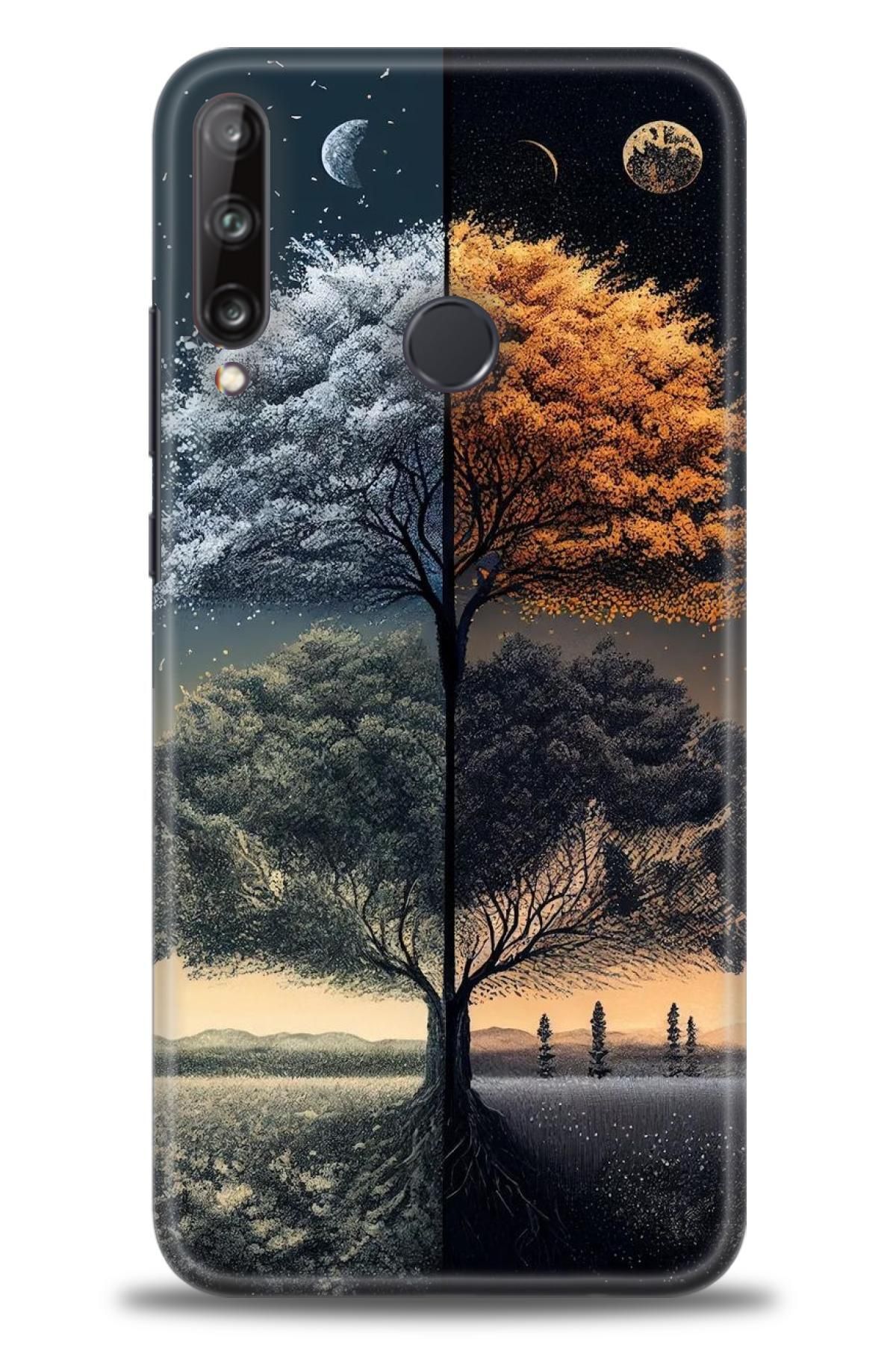 CooperTech Huawei P40 Lite E İle Uyumlu HD Baskılı Silikon Kılıf - 621