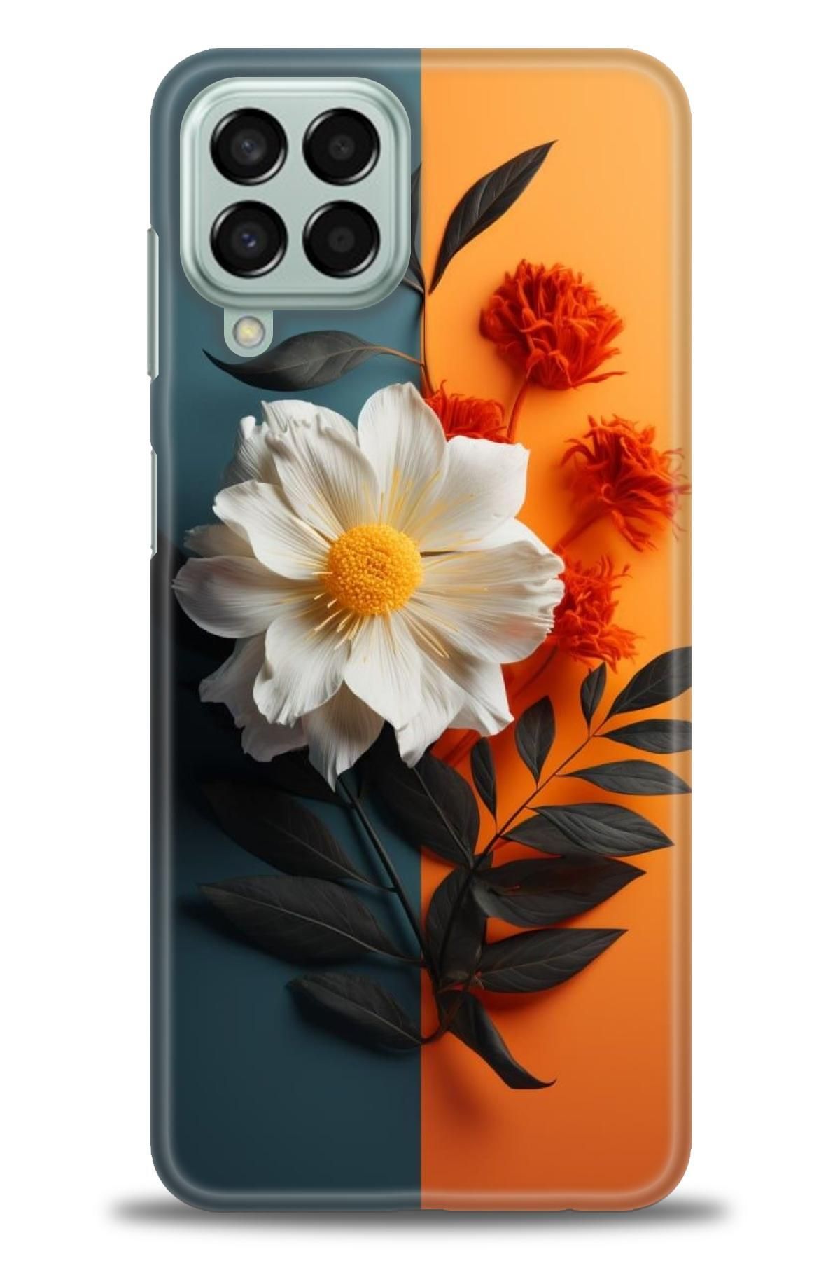 CooperTech Samsung Galaxy M33 İle Uyumlu HD Baskılı Desenli Silikon Kılıf - 971