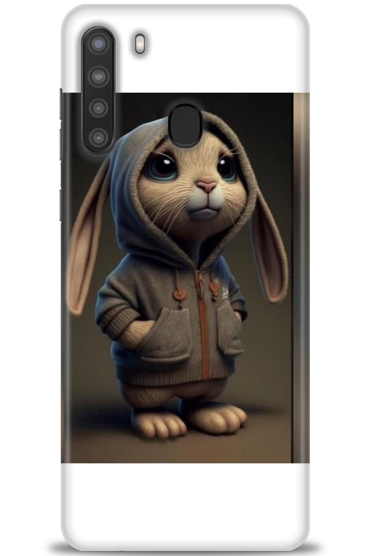 CooperTech Samsung Galaxy A21 İle Uyumlu HD Baskılı Desenli Silikon Kılıf - 331