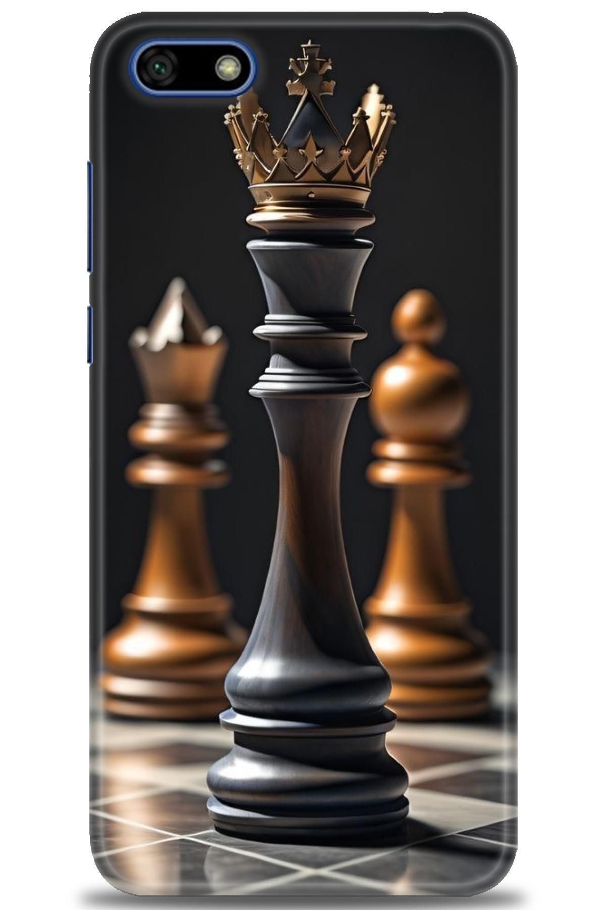 CooperTech Huawei Y5 2018 İle Uyumlu HD Baskılı Silikon Kılıf - 638