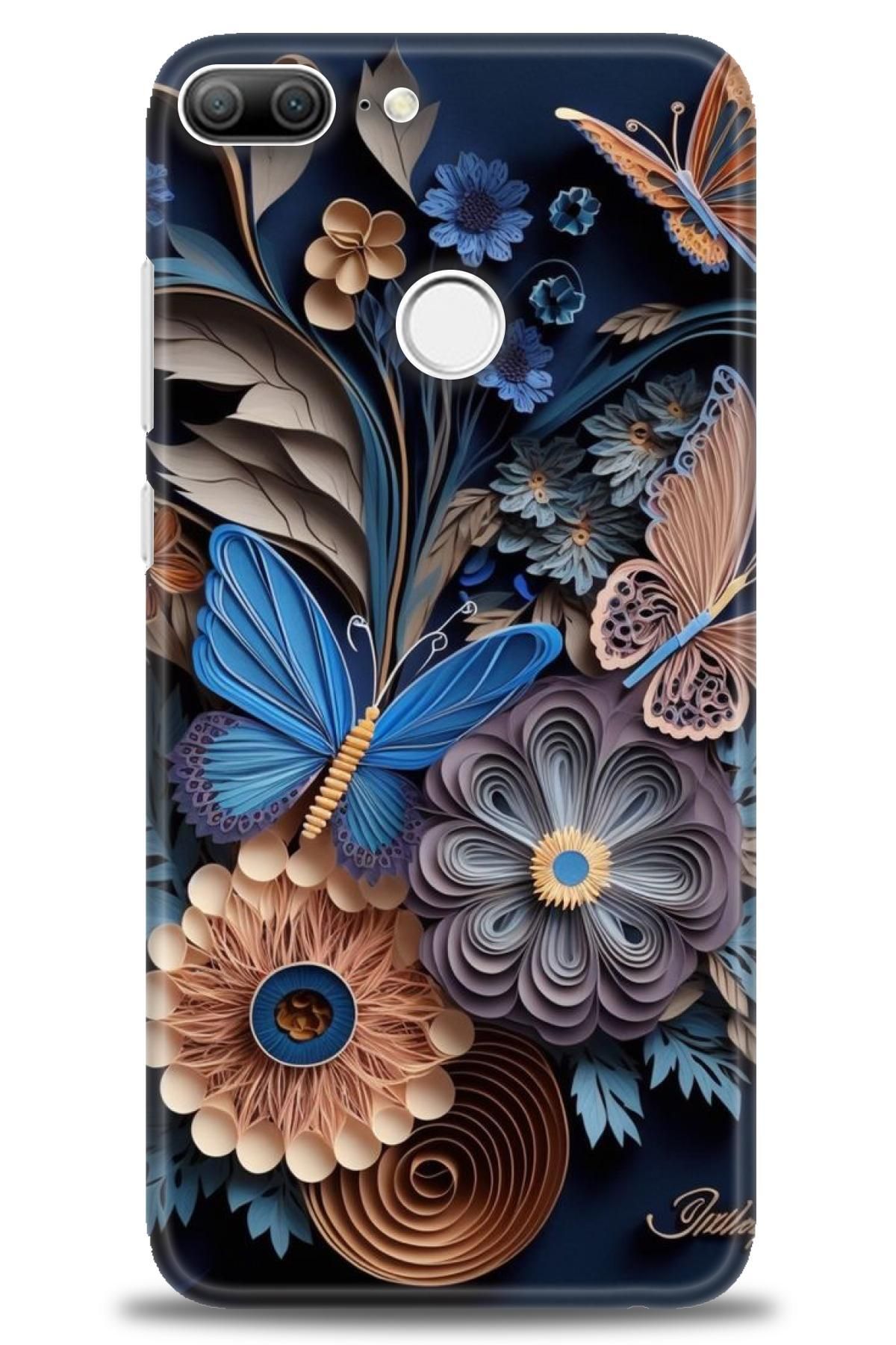 CooperTech Huawei Honor 9 Lite İle Uyumlu HD Baskılı Silikon Kılıf - 351