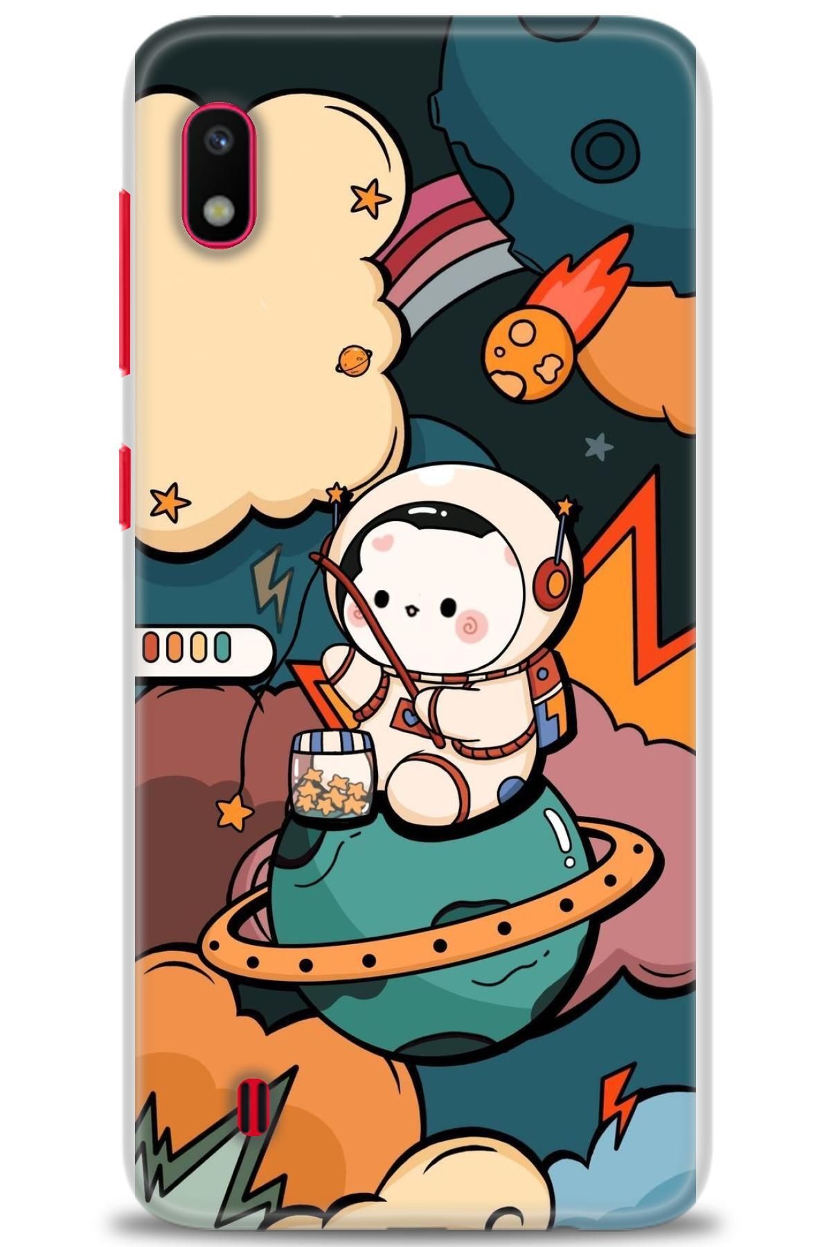 CooperTech Samsung Galaxy A10 İle Uyumlu HD Baskılı Desenli Silikon Kılıf - 99