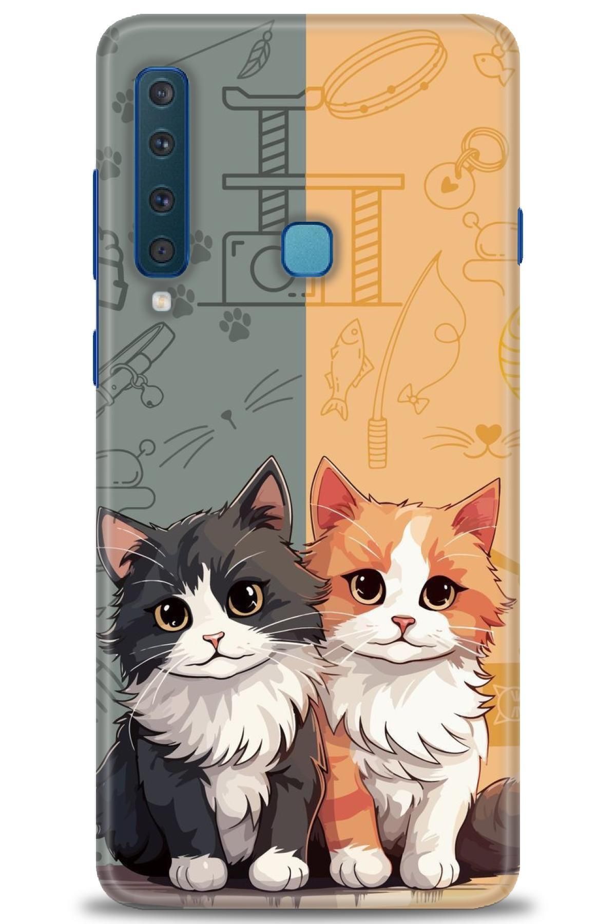 CooperTech Samsung Galaxy A9 2018 İle Uyumlu HD Baskılı Desenli Silikon Kılıf - 647