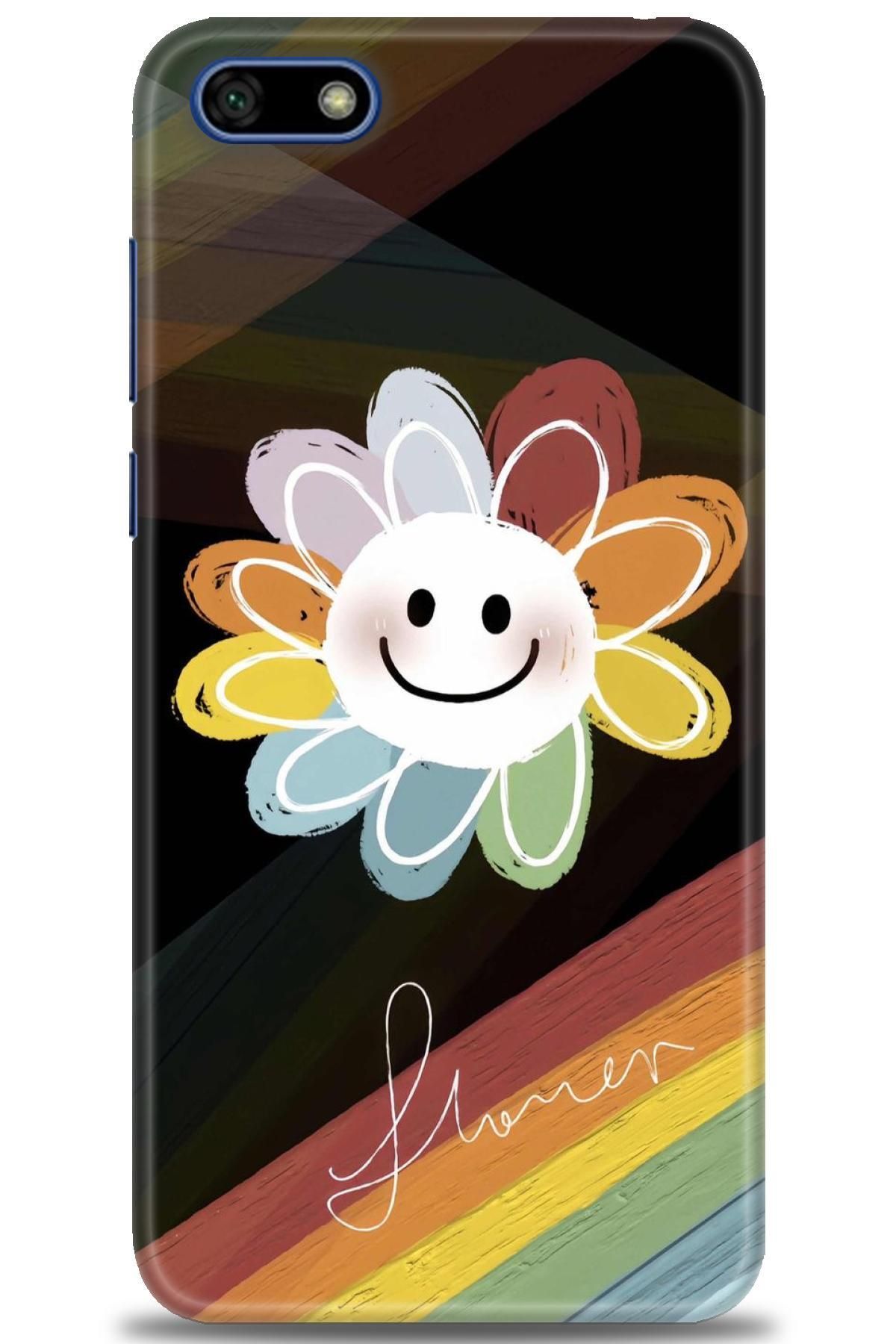 CooperTech Huawei Y5 2018 İle Uyumlu HD Baskılı Silikon Kılıf - 779