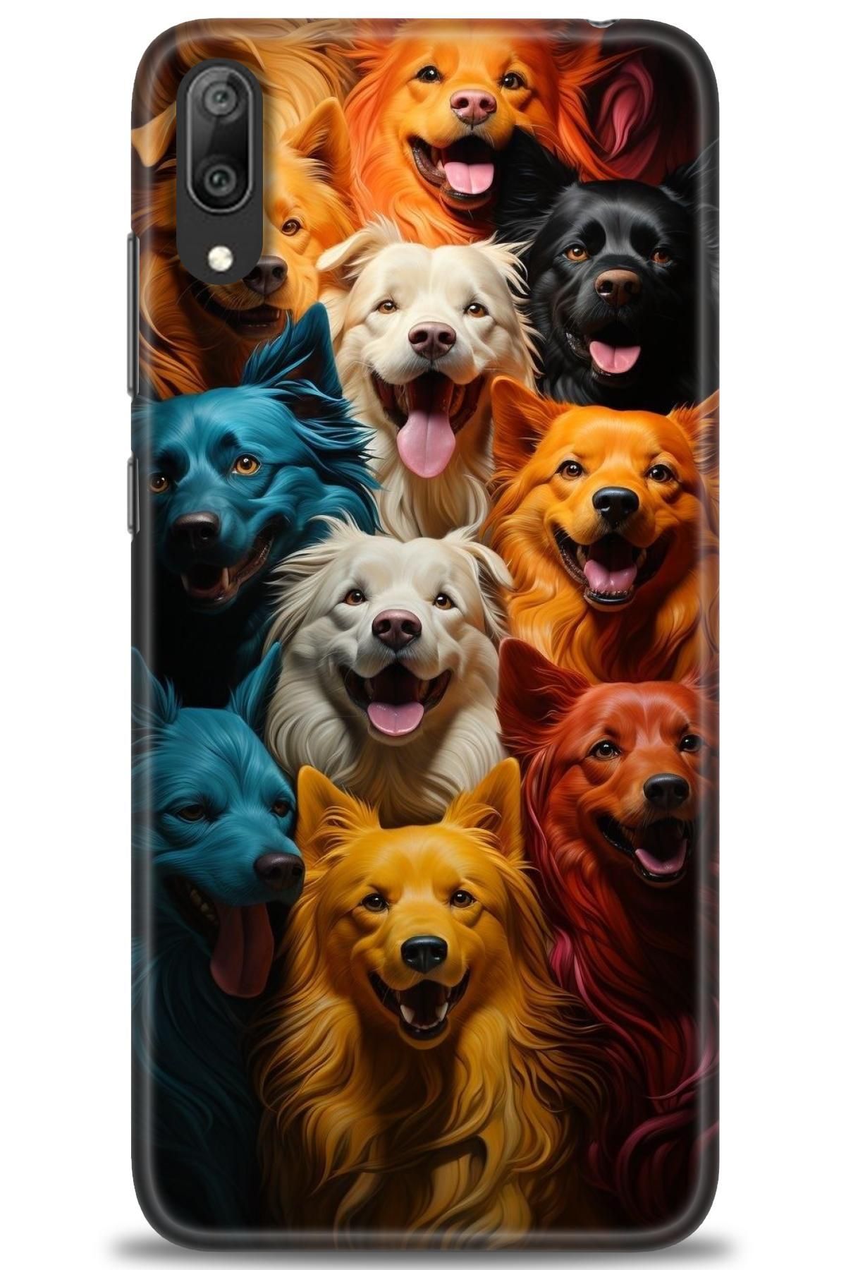 CooperTech Huawei Y7 Prime 2019 İle Uyumlu HD Baskılı Silikon Kılıf - 164