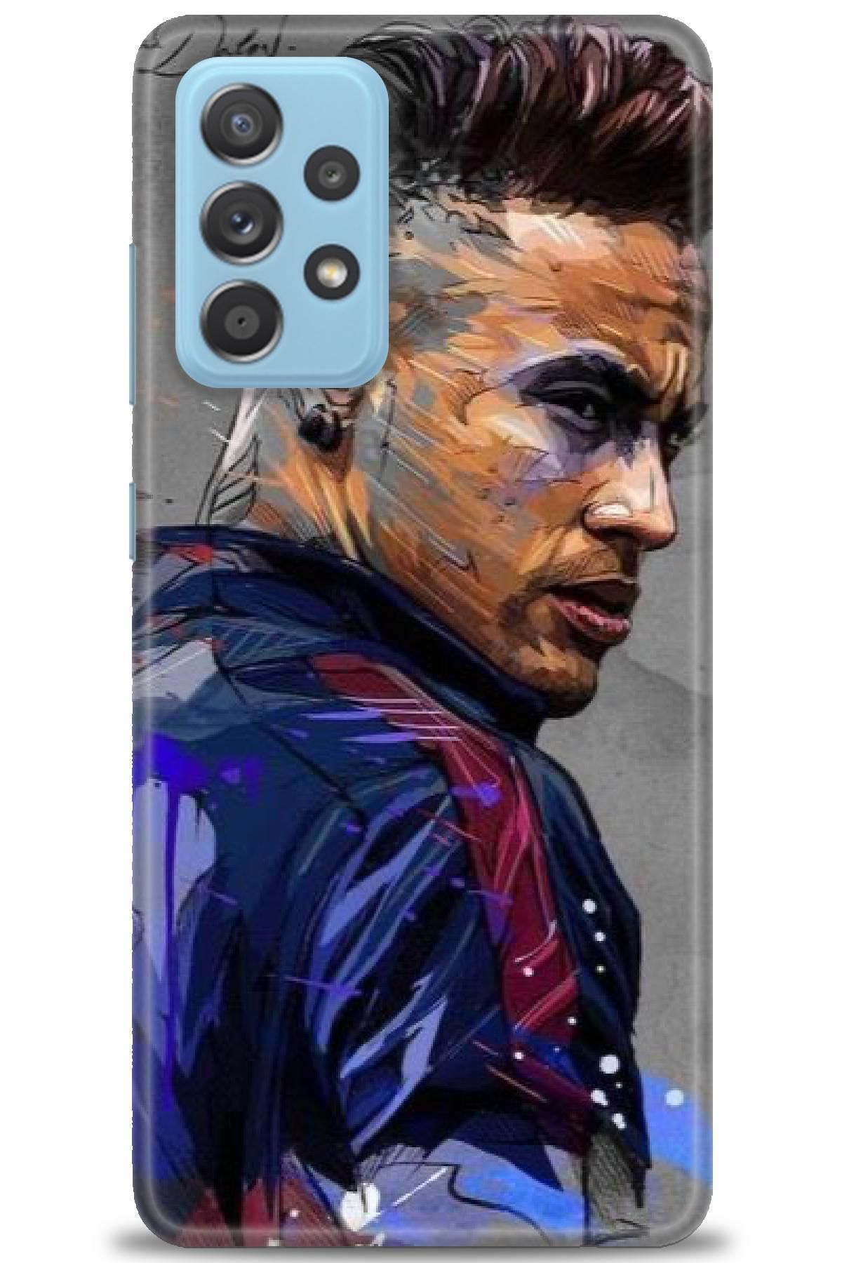 CooperTech Samsung Galaxy A72 İle Uyumlu HD Baskılı Desenli Silikon Kılıf - 458