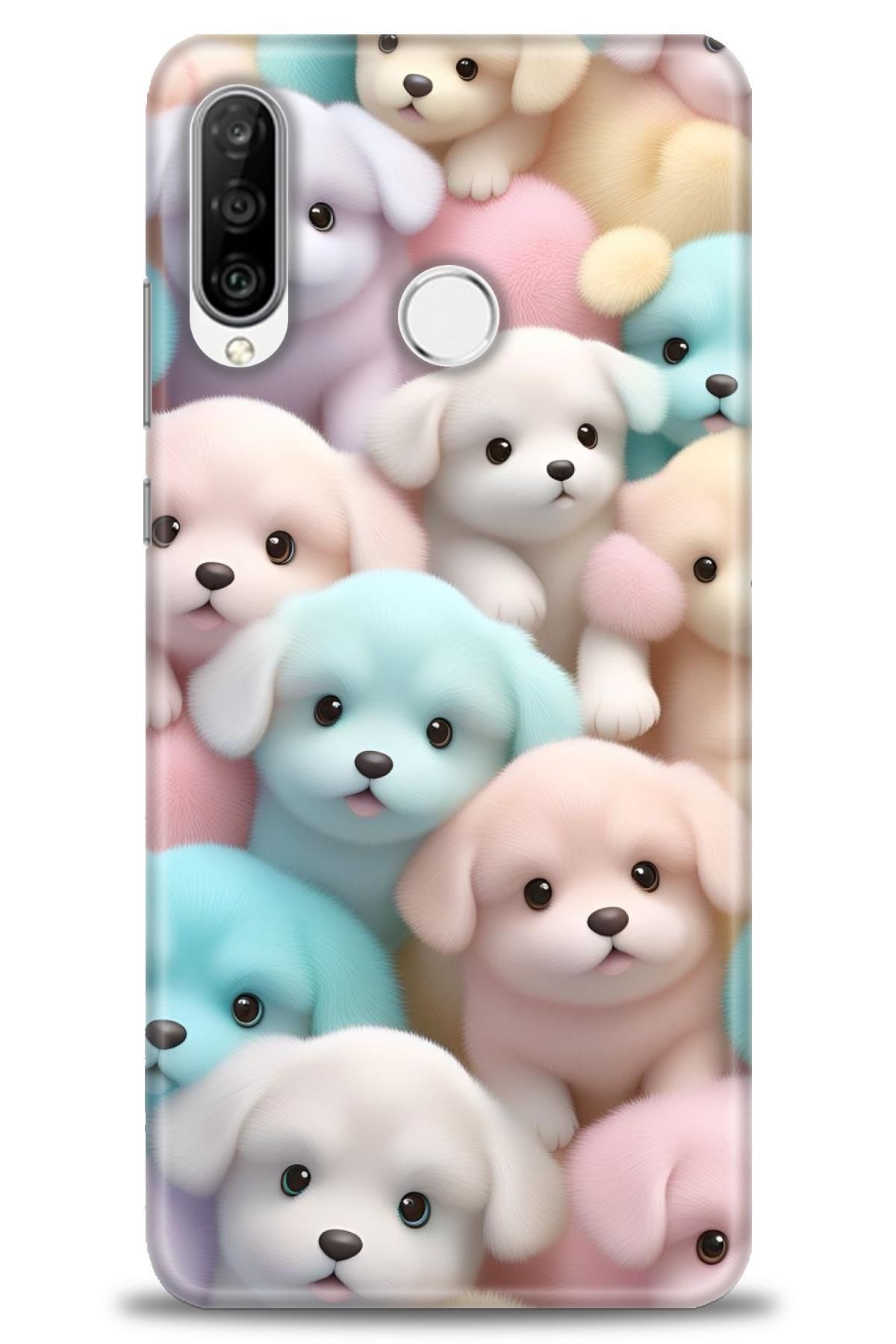 CooperTech Huawei P30 Lite İle Uyumlu HD Baskılı Silikon Kılıf - 308