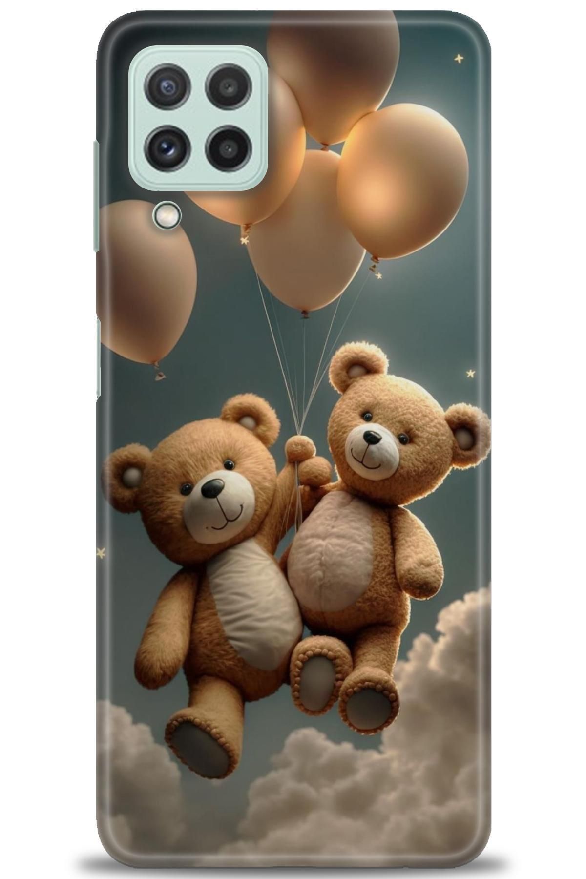 CooperTech Samsung Galaxy M32 İle Uyumlu HD Baskılı Desenli Silikon Kılıf - 610