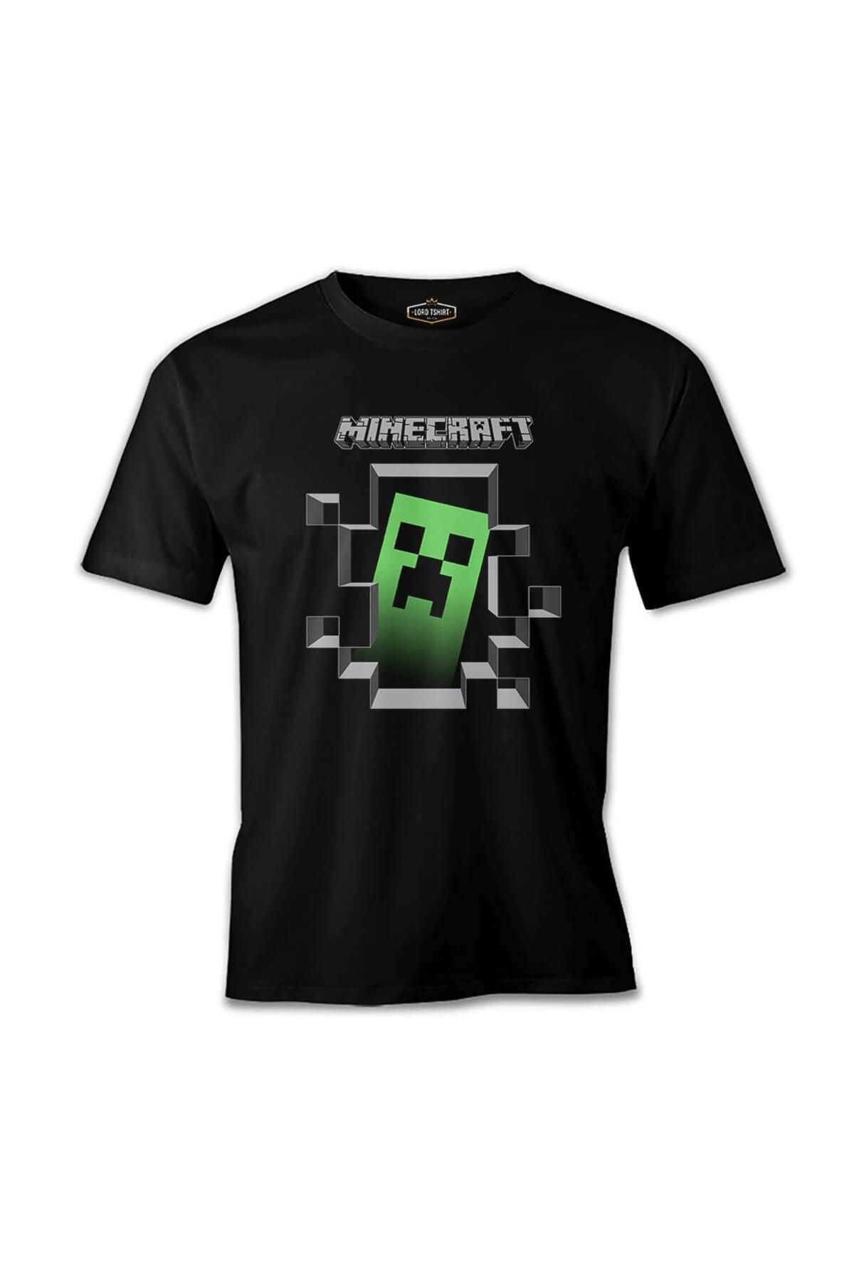 Lord T-Shirt Minecraft Siyah Erkek Tshirt