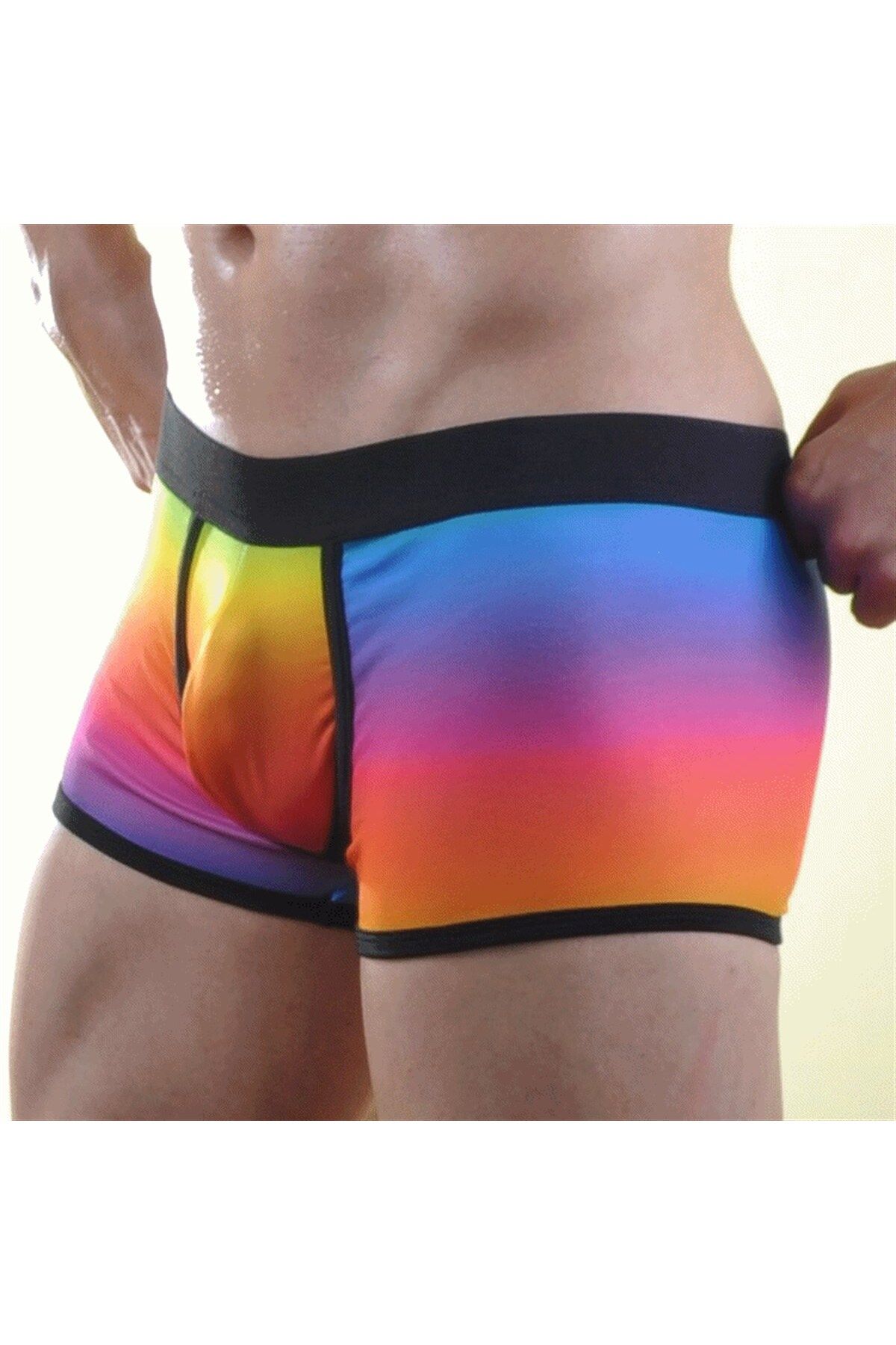 Shop58 Renkli Erkek Boxer