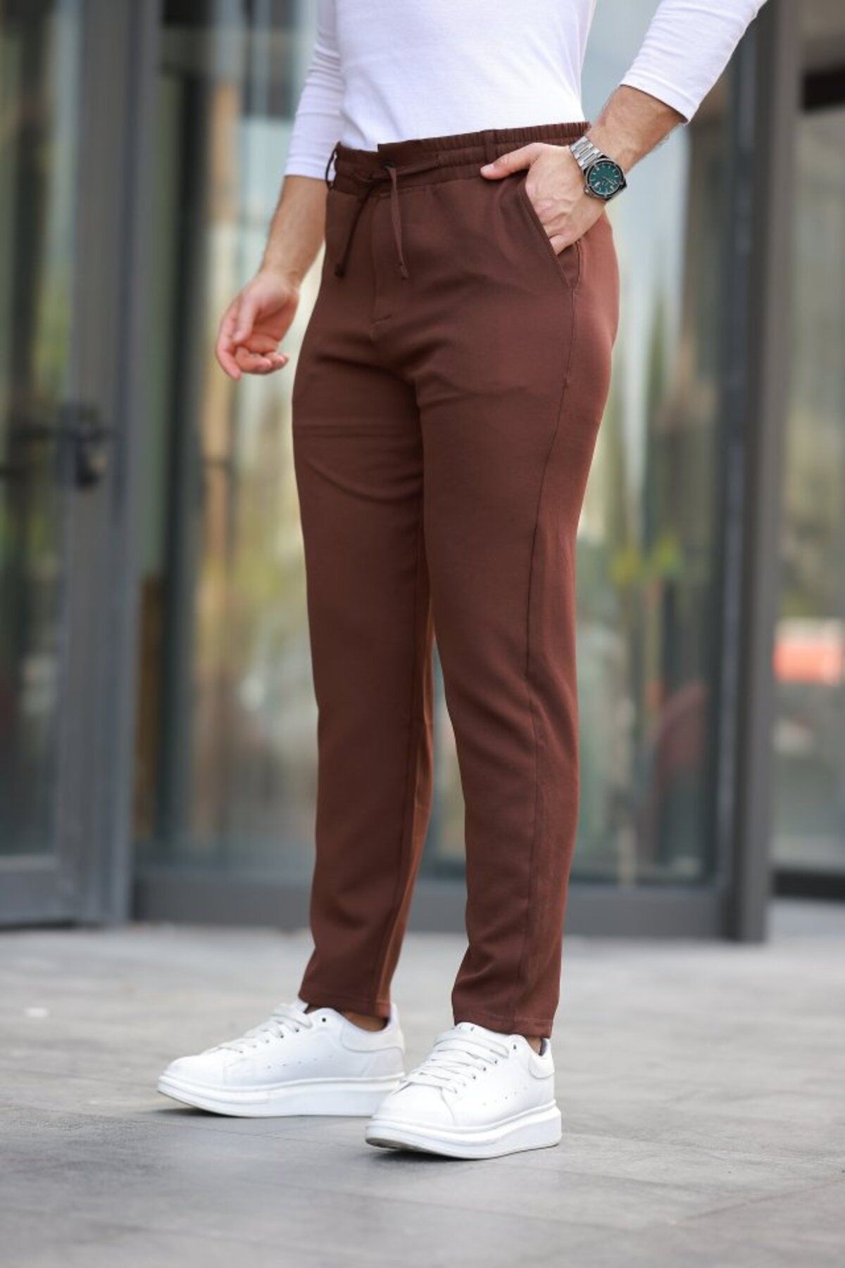 Eserden Erkek Beli Bağcıklı Jogger Pantolon