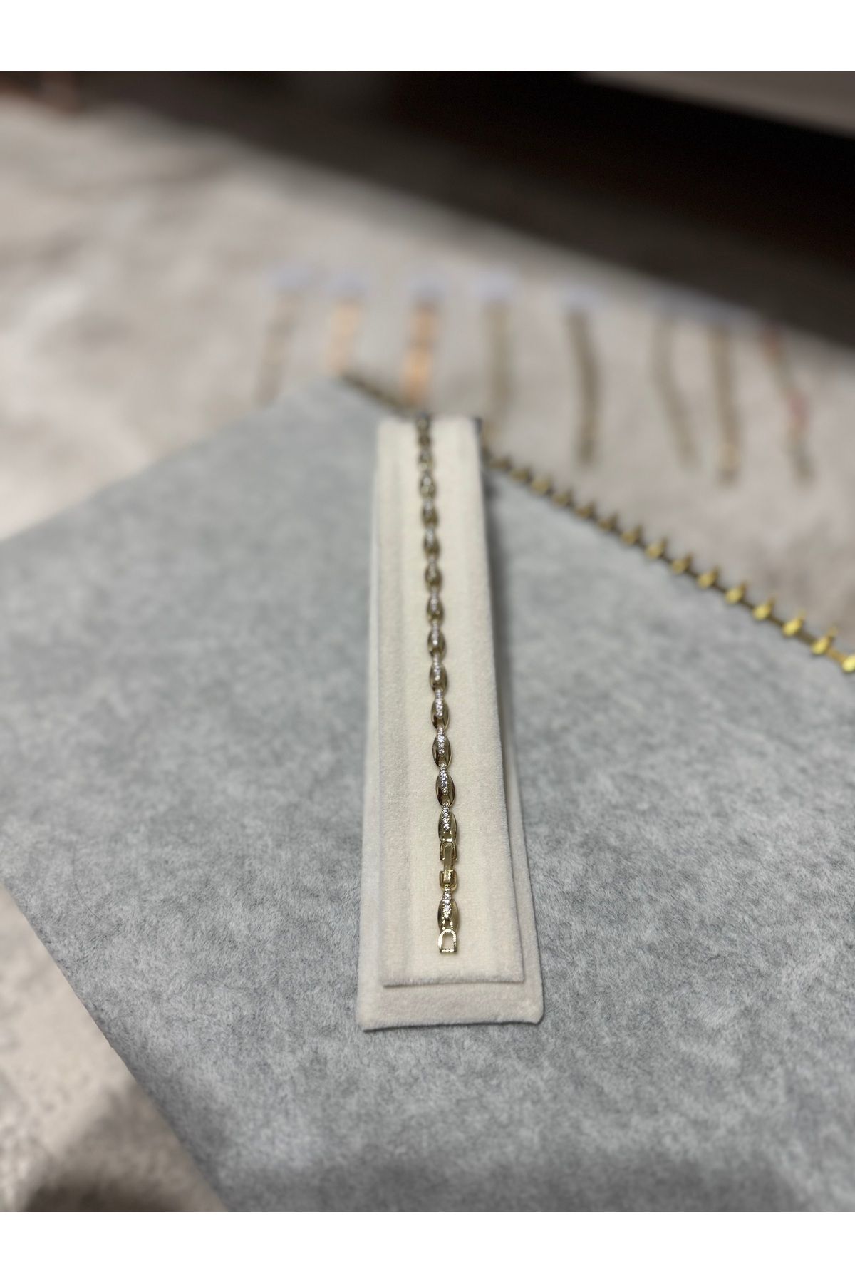 XUPING JEWELRY KADIN ÇELİK GOLD PASLANMAZ KARARMAZ TAŞLI BİLEKLİK