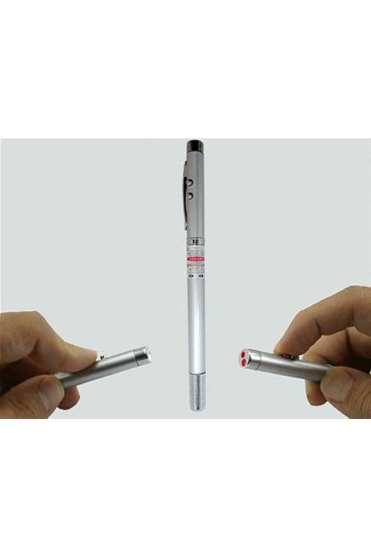 Biomak Uzayabilen Lazer Led Işıklı Manyetik Pointer Sunum Kalemi