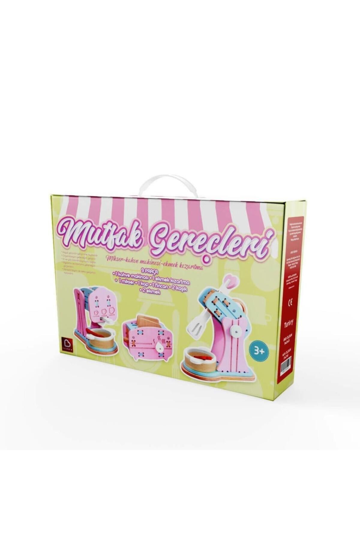 Shop58 Ahşap Mutfak Gereçleri Seti - Lulubere Oyuncak