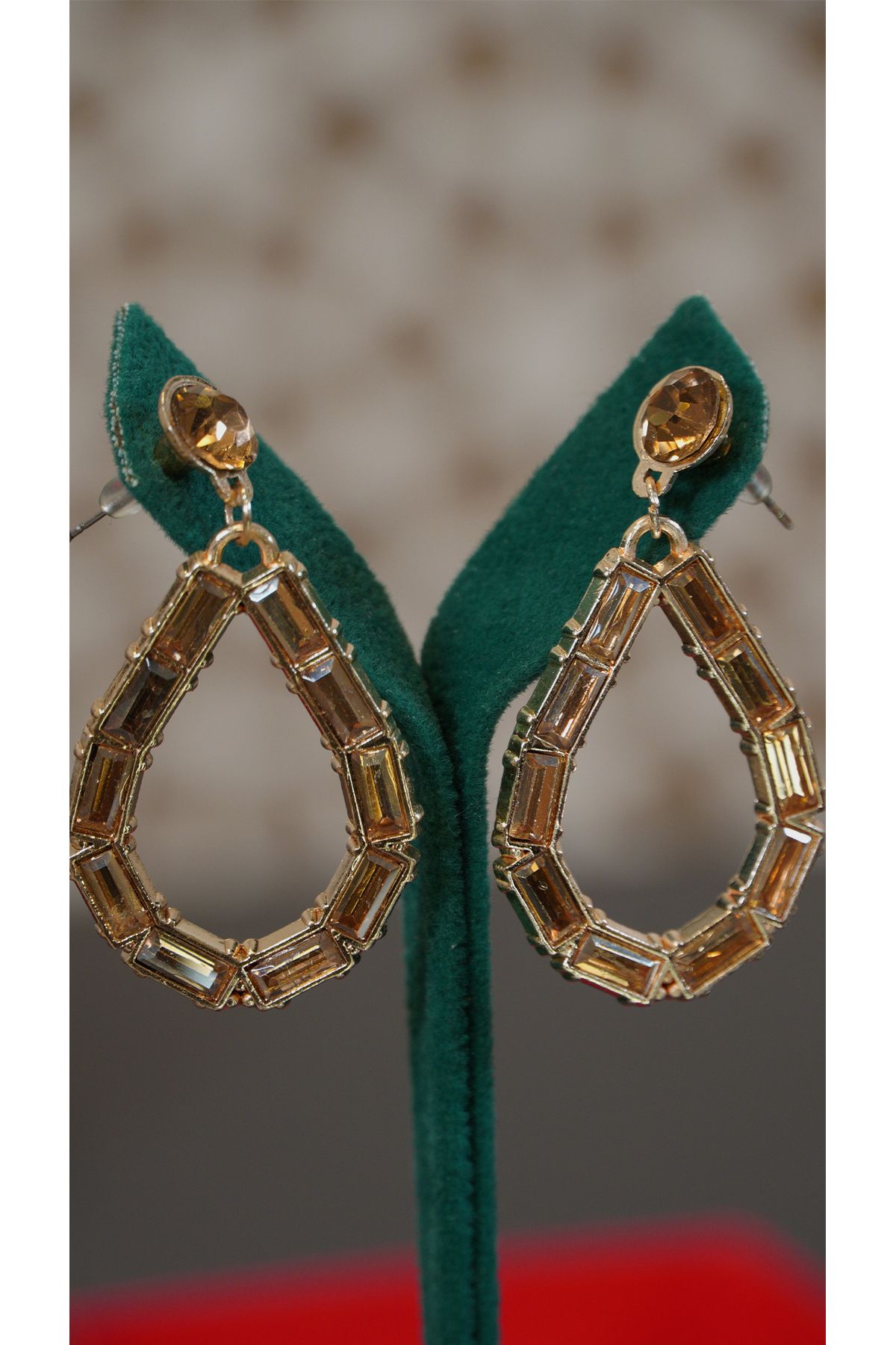 Jewerly Küpe Aşk Tasarim Zirkon Küpe