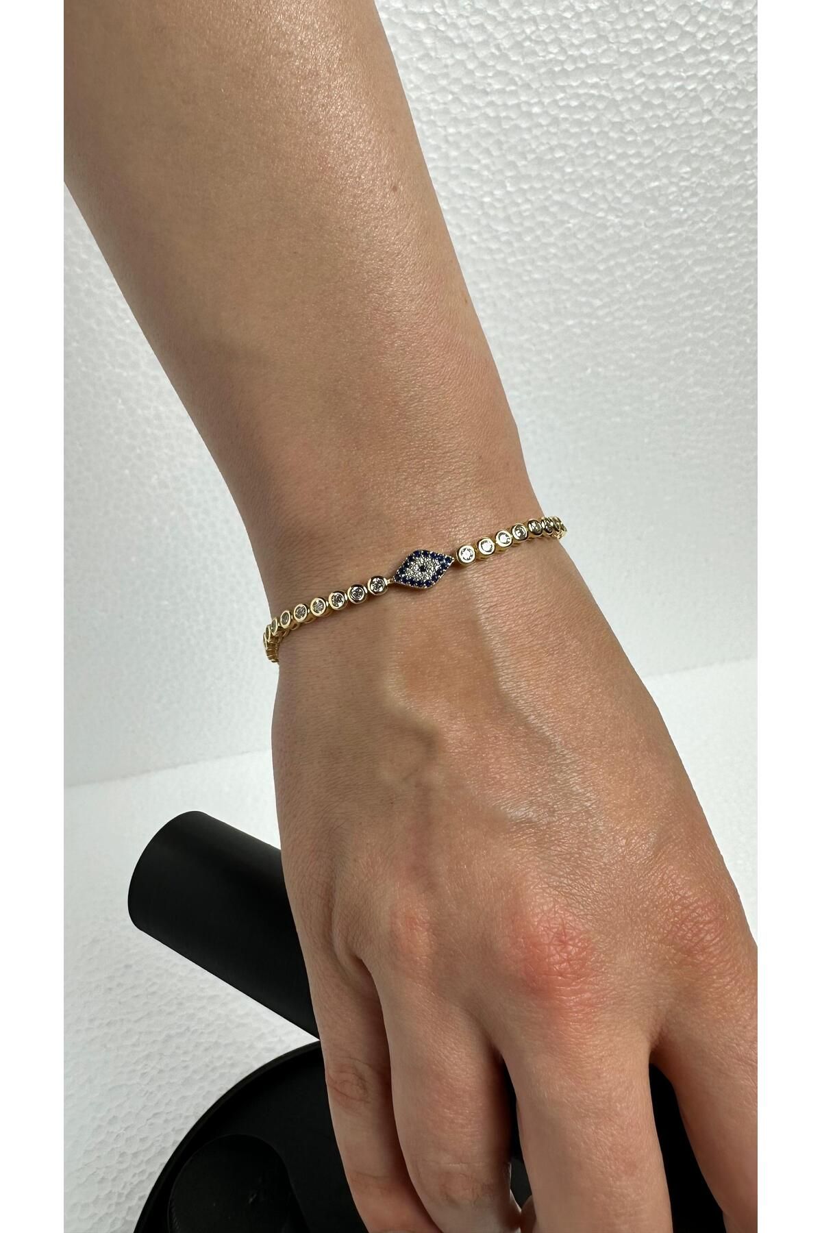 Butik Çelik Bileklik Zirkon Taşlı Xuping