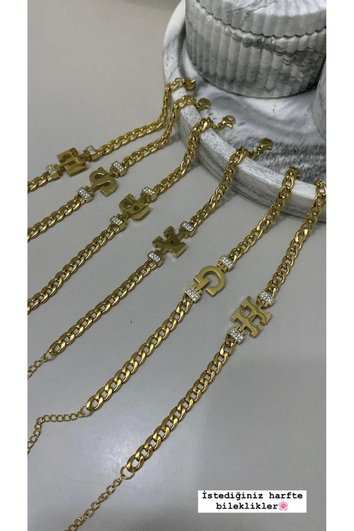 XUPING JEWELRY Harf Bileklik