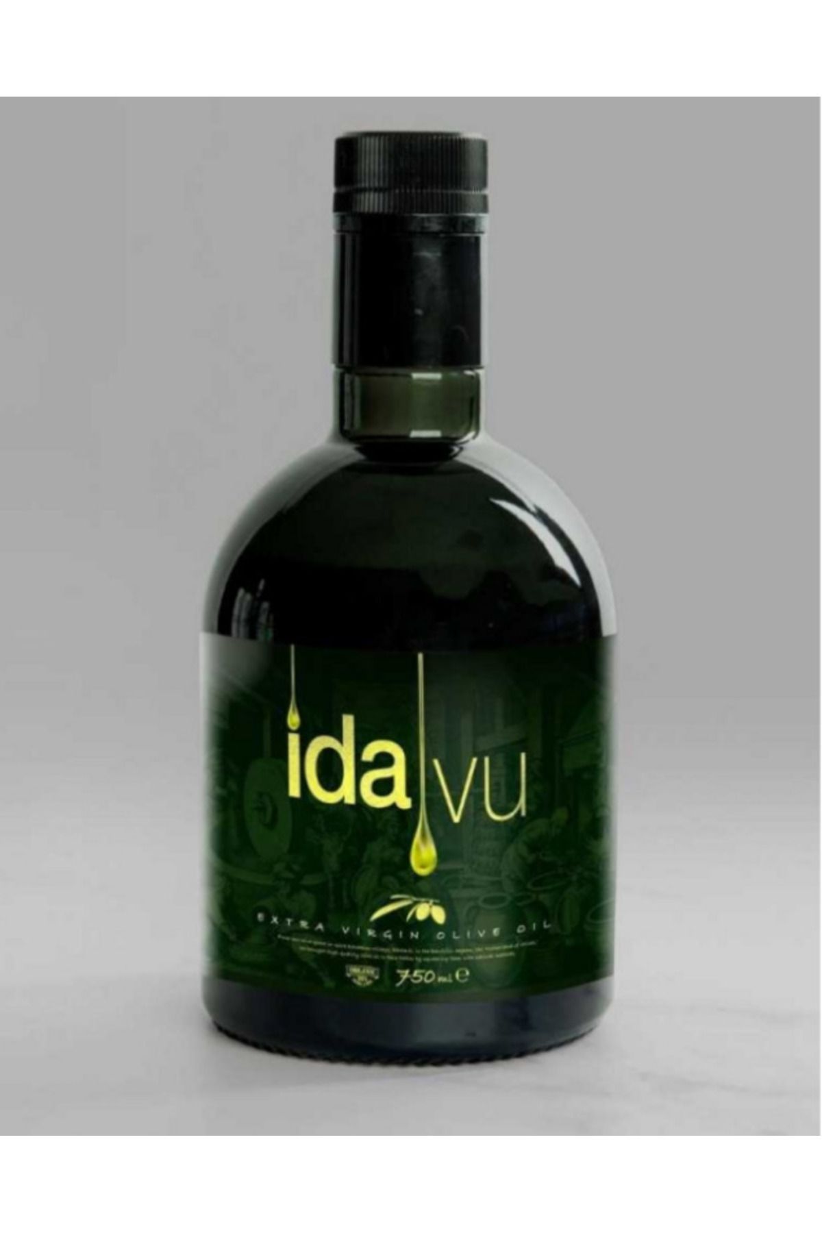 IDAVU 750 ml Naturel Sızma Zeytinyağı – Organik, Soğuk Sıkım Cam Şişe Zeytin Yağı