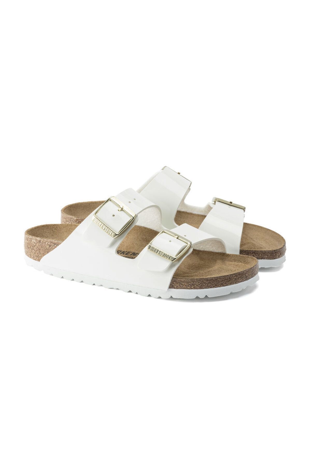 Birkenstock Białe Damskie Kapcie Arizona Kobieta - 37