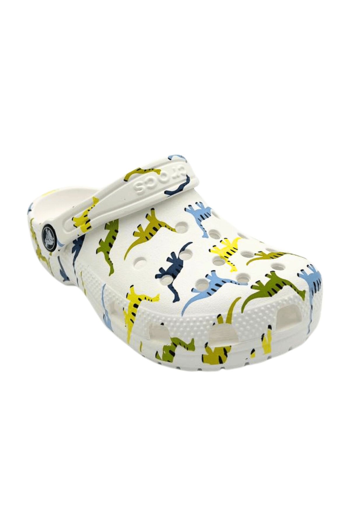 Crocs Klasyczne Białe Kapcie Dziecięce Z Nadrukiem Postaci K Unisex - 33–34