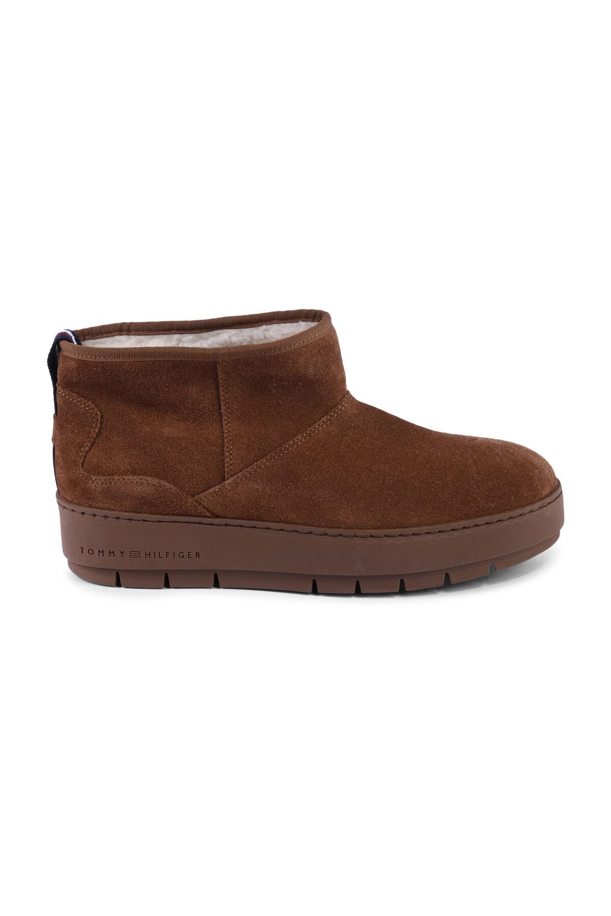 Tommy Hilfiger Zamszowe Brązowe Damskie Buty Fw0fw07662gtu Kobieta - 37