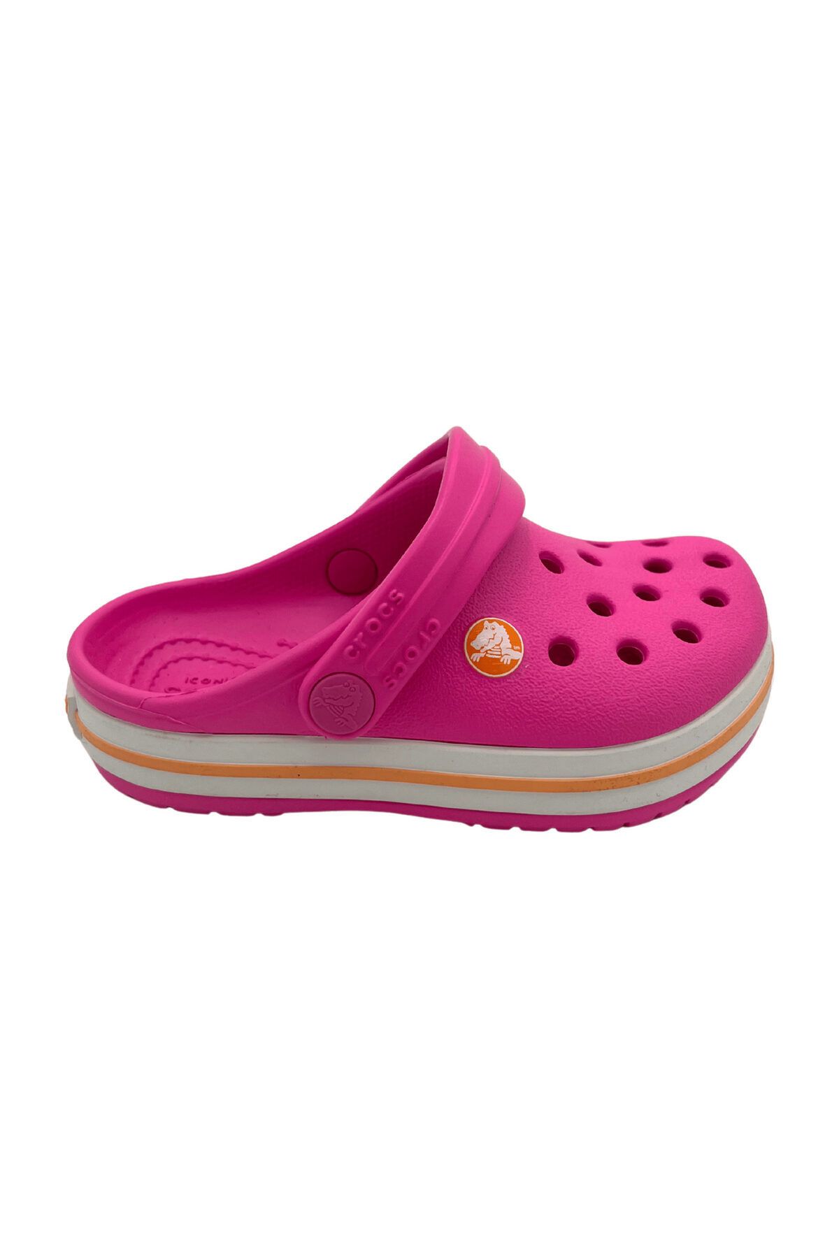 Crocs Kids Crocs Crocband Clog elektromos rózsaszín sárgadinnye gyerekpapucs