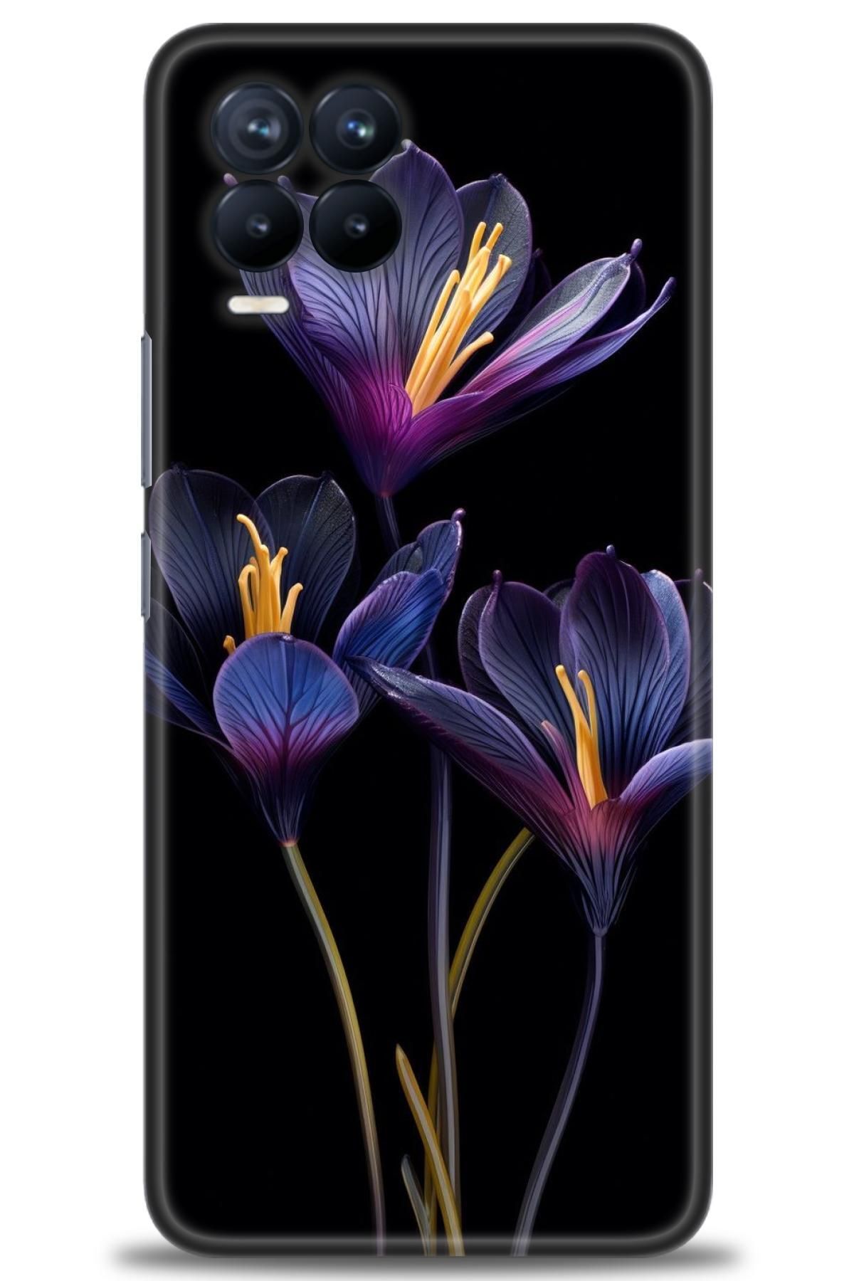 realme 8 / 8 Pro İle Uyumlu HD Baskılı Desenli Silikon Kılıf - 412