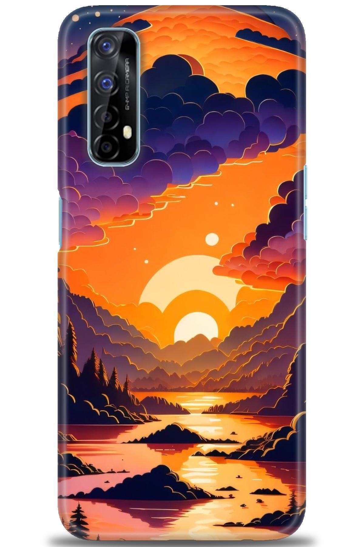realme 7 İle Uyumlu HD Baskılı Kılıf - Karışık Seri - 323