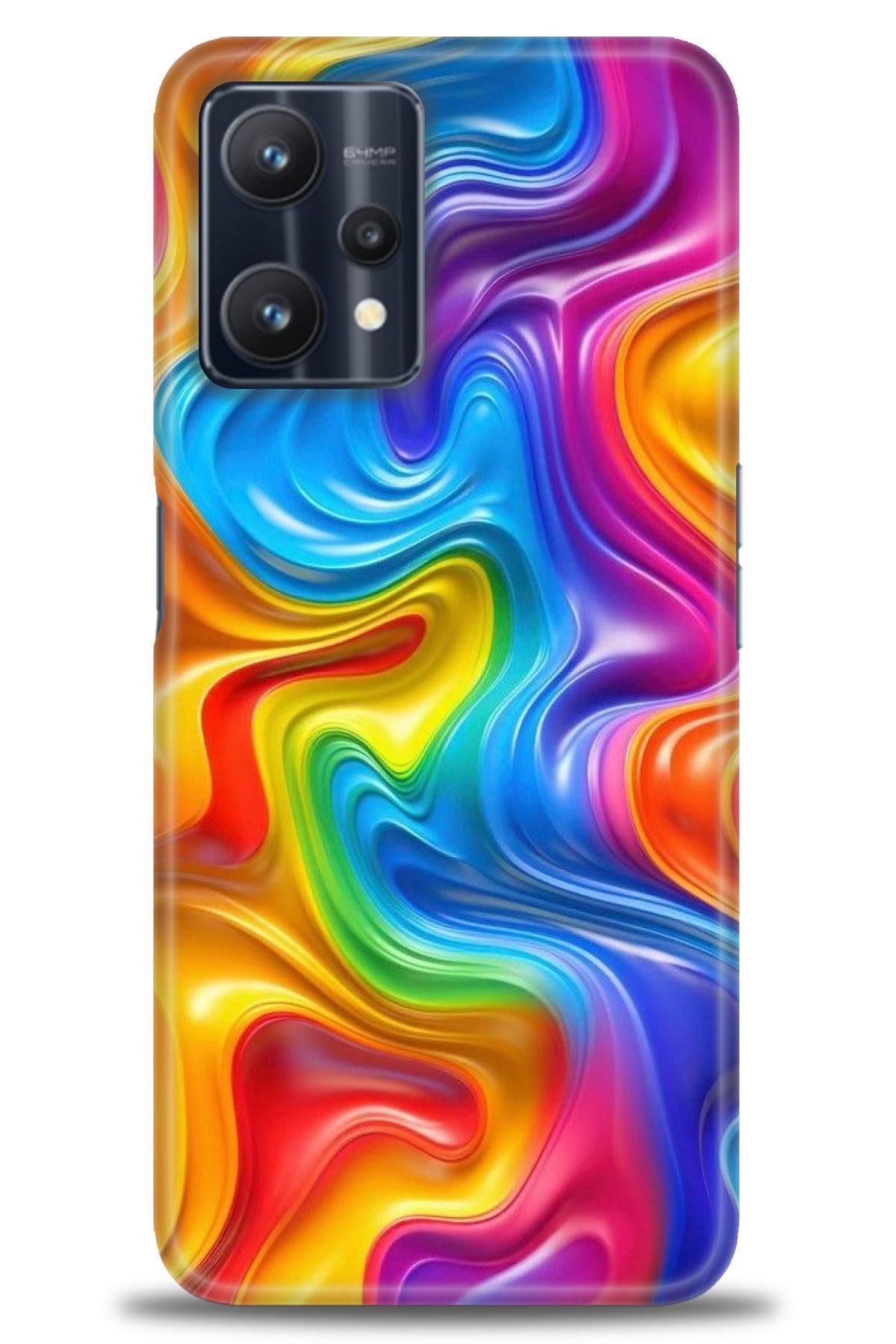 realme 9 Pro İle Uyumlu HD Baskılı Kılıf - Karışık Seri - 552
