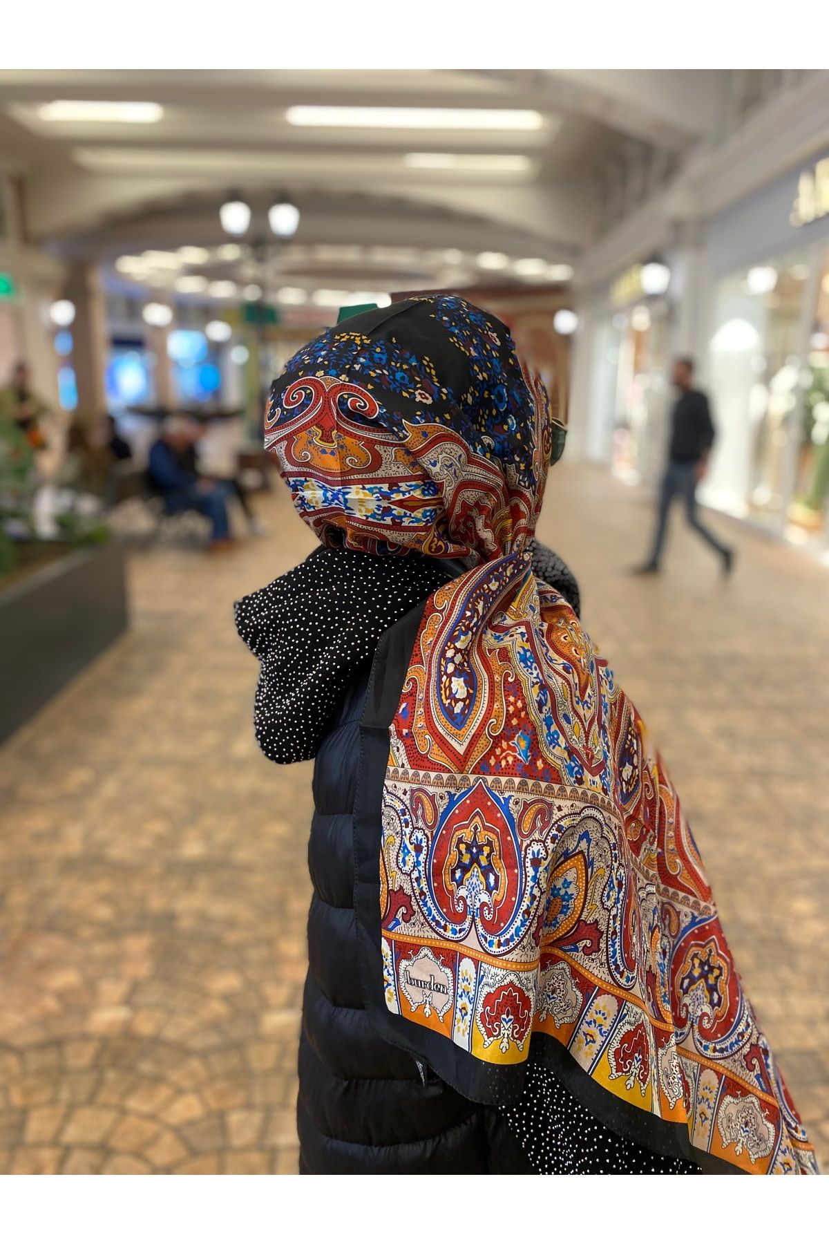 EFSA SCARF Etnik Desen Vual Şal