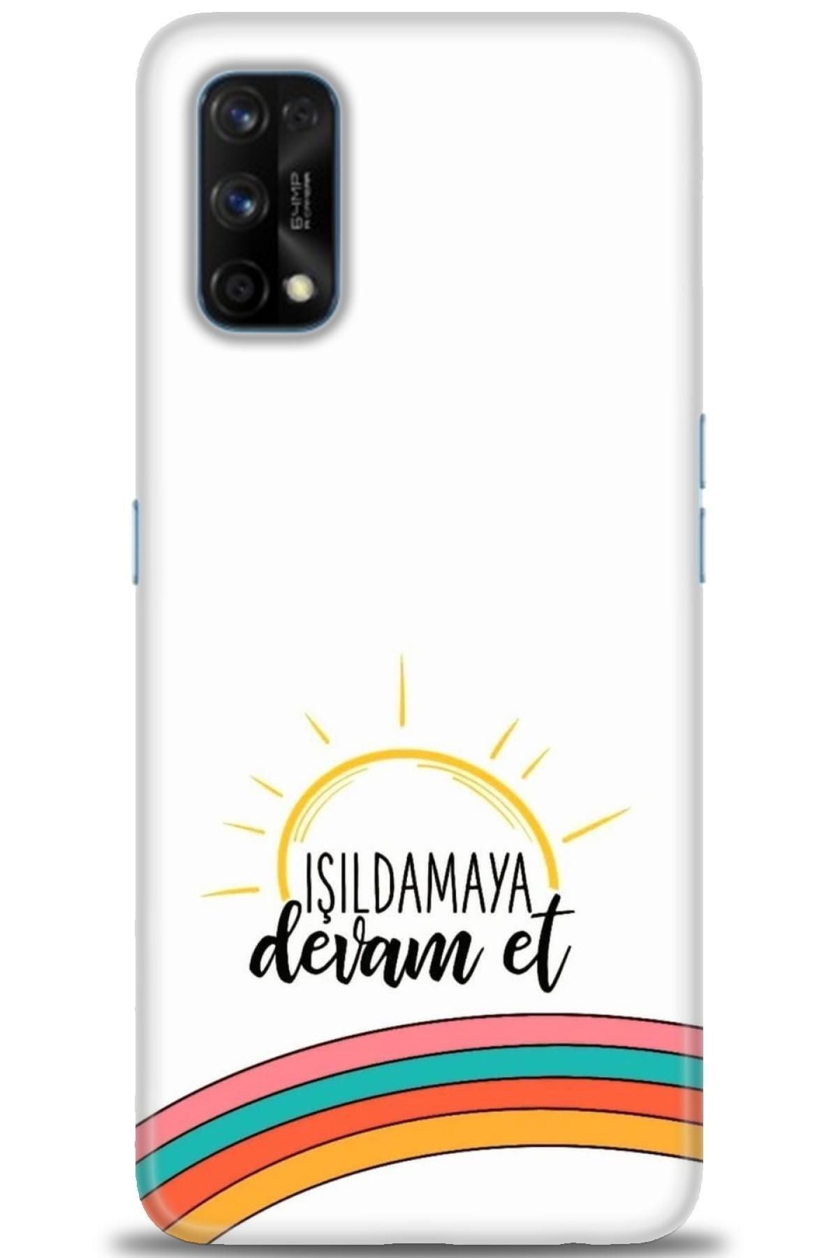 realme 7 Pro İle Uyumlu HD Baskılı Desenli Silikon Kılıf - 204