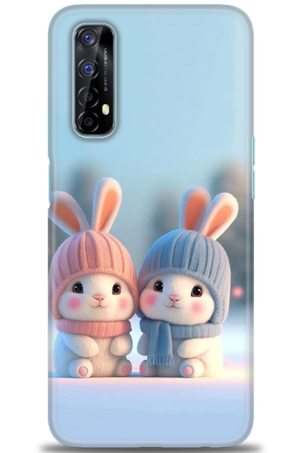 realme 7 İle Uyumlu HD Baskılı Desenli Silikon Kılıf - 193