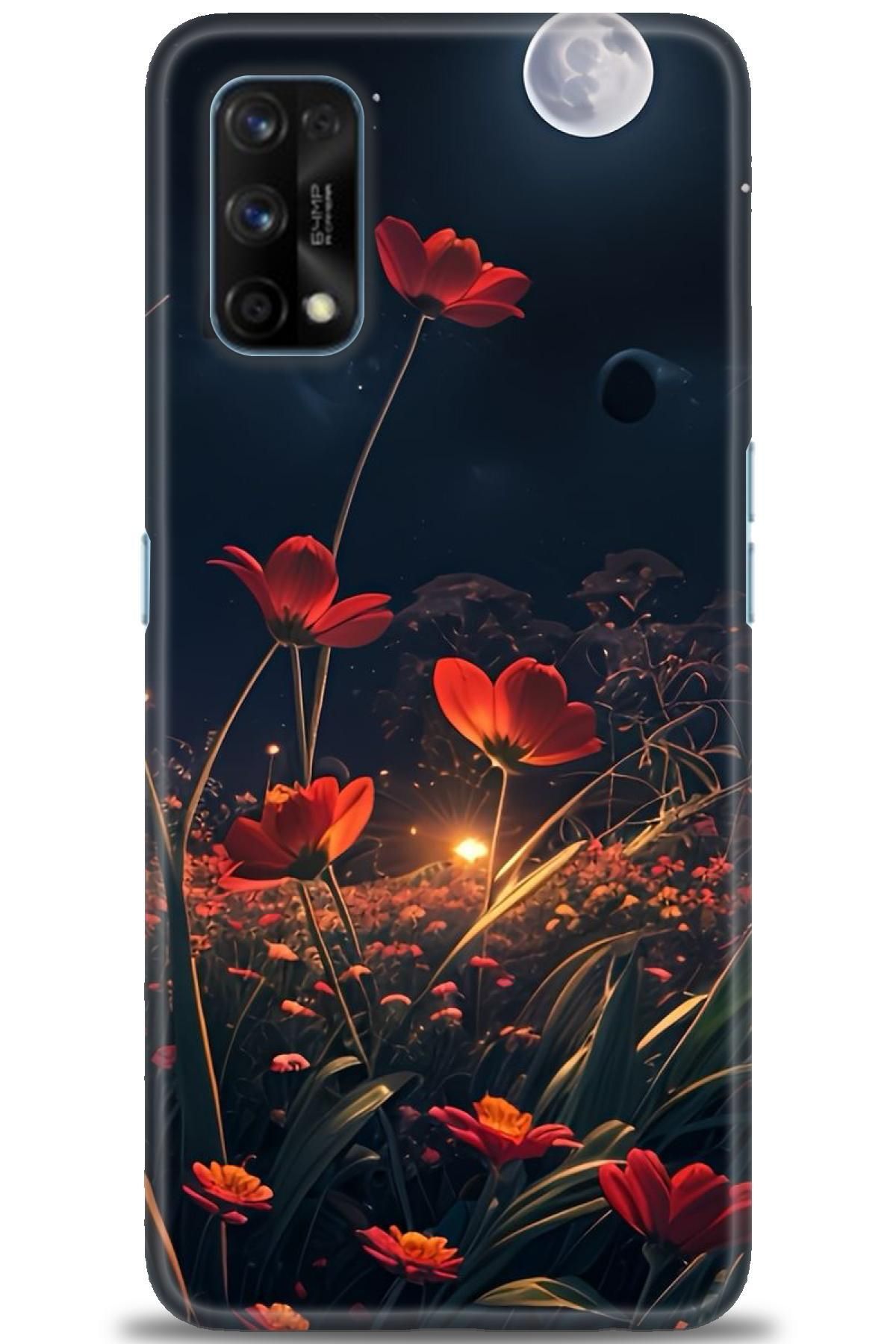 realme 7 Pro İle Uyumlu HD Baskılı Desenli Silikon Kılıf - 179