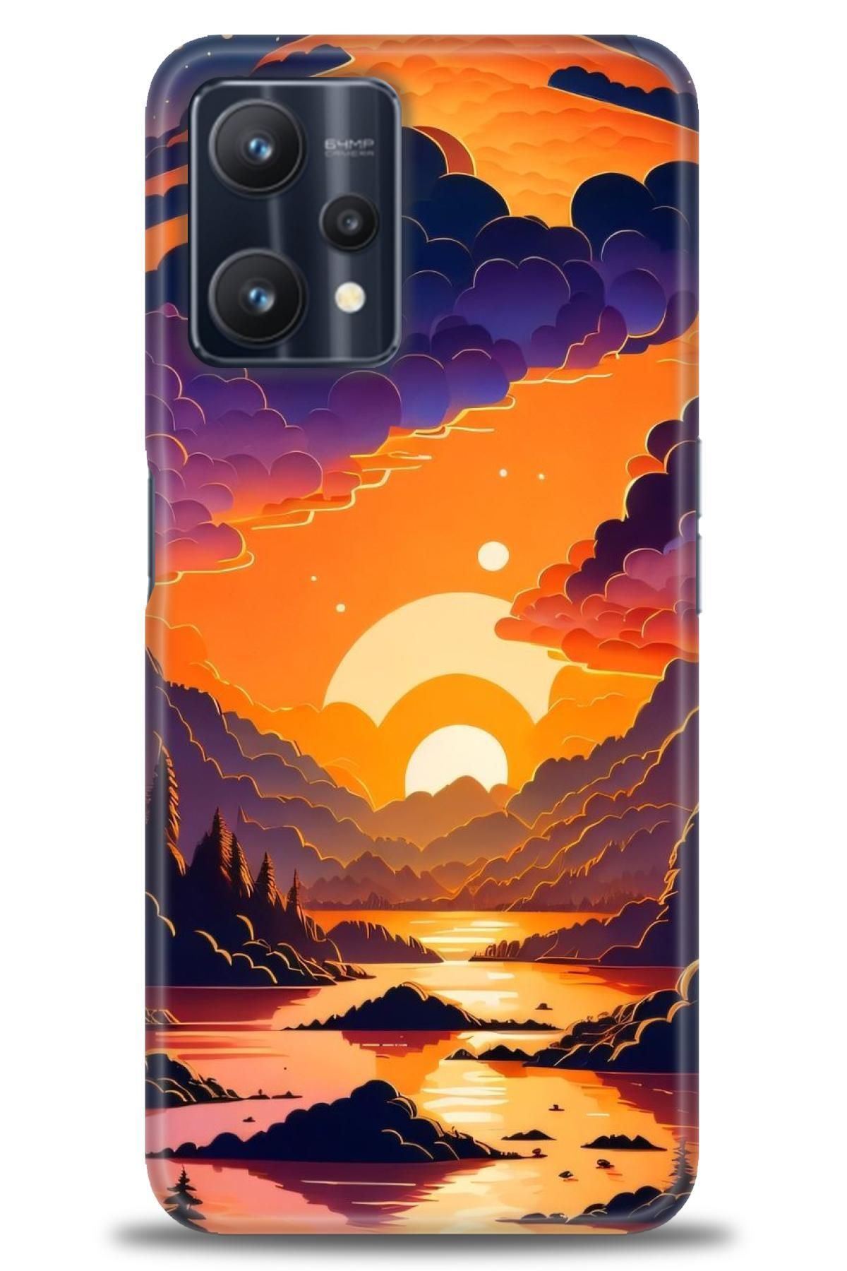 realme 9 Pro İle Uyumlu HD Baskılı Kılıf - Karışık Seri - 323