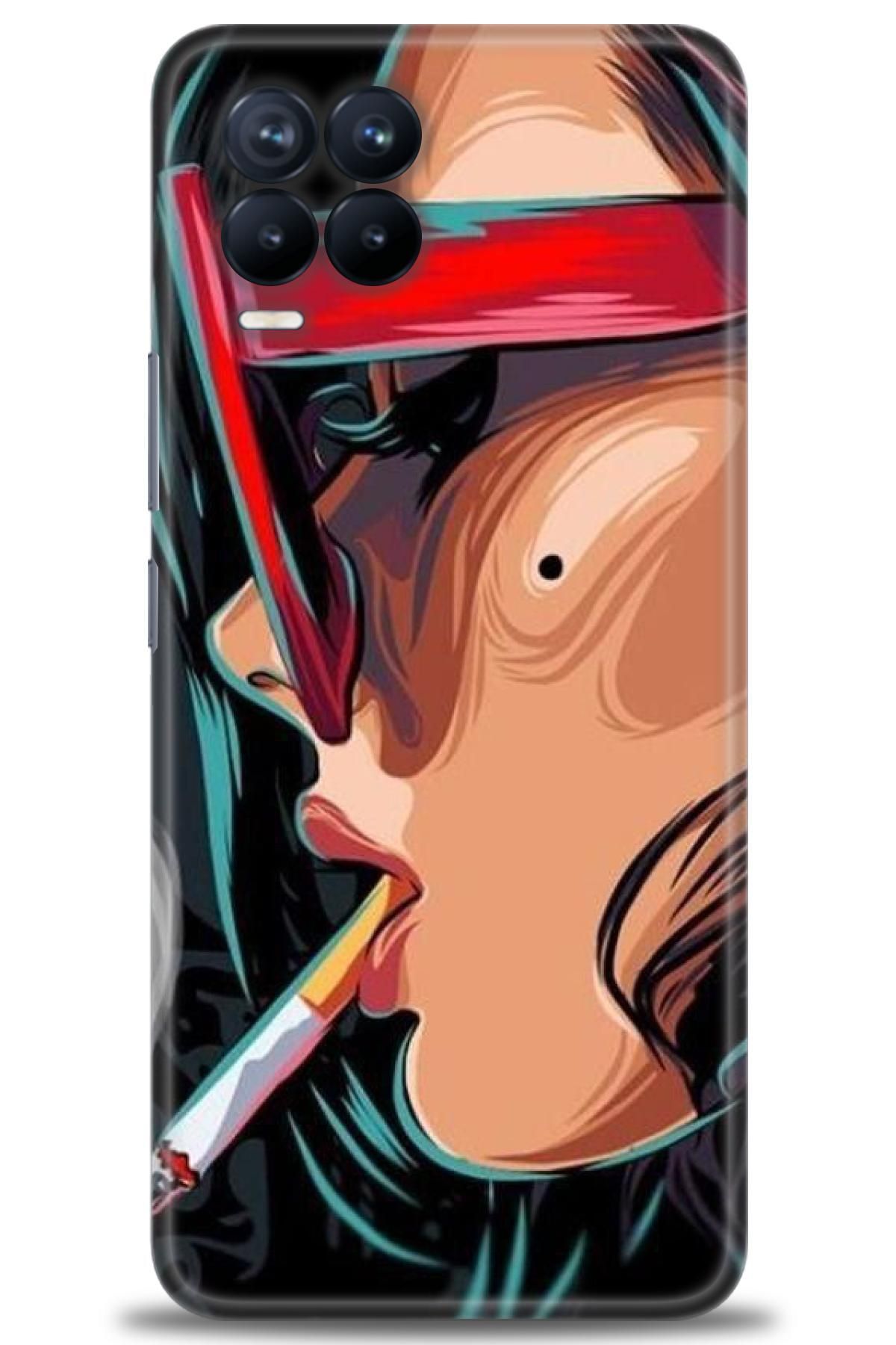 realme 8 / 8 Pro İle Uyumlu HD Baskılı Desenli Silikon Kılıf - 240