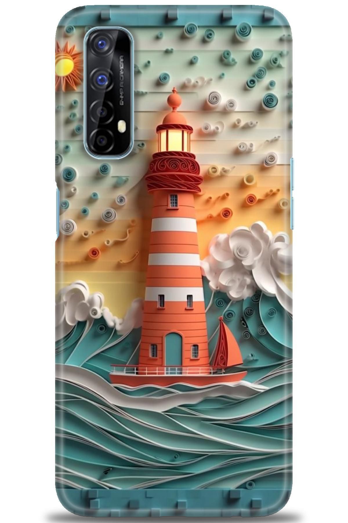 realme 7 İle Uyumlu HD Baskılı Kılıf - Karışık Seri - 881