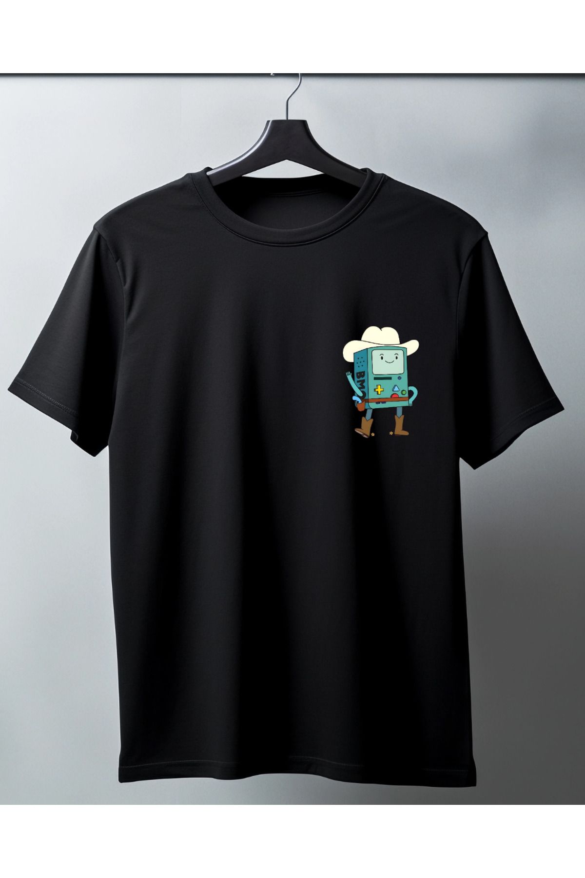 Ebiidesign Adventure Time BMO Tasarımlı Baskılı T-Shirt