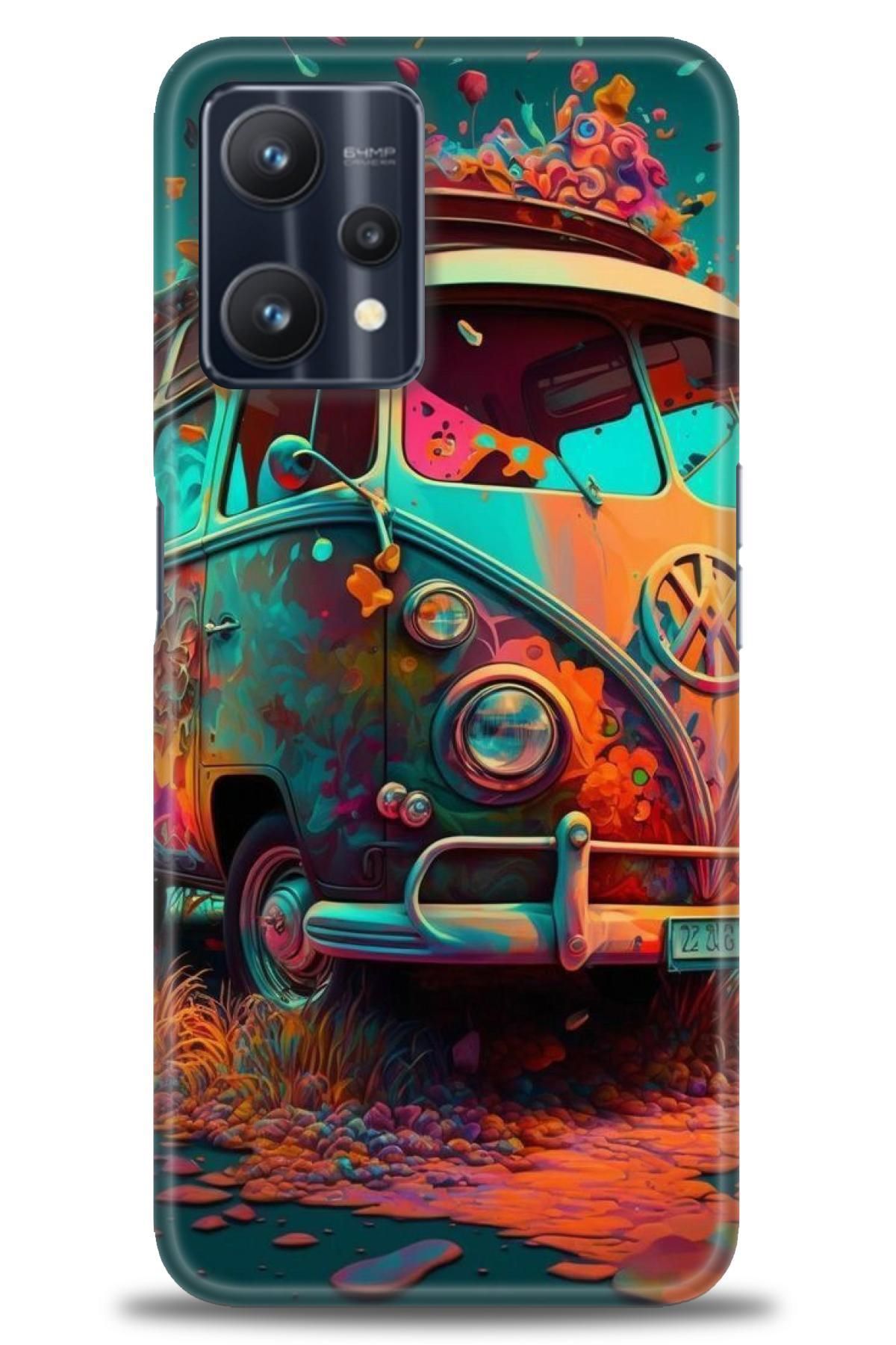 realme 9 Pro İle Uyumlu HD Baskılı Kılıf - Karışık Seri - 573
