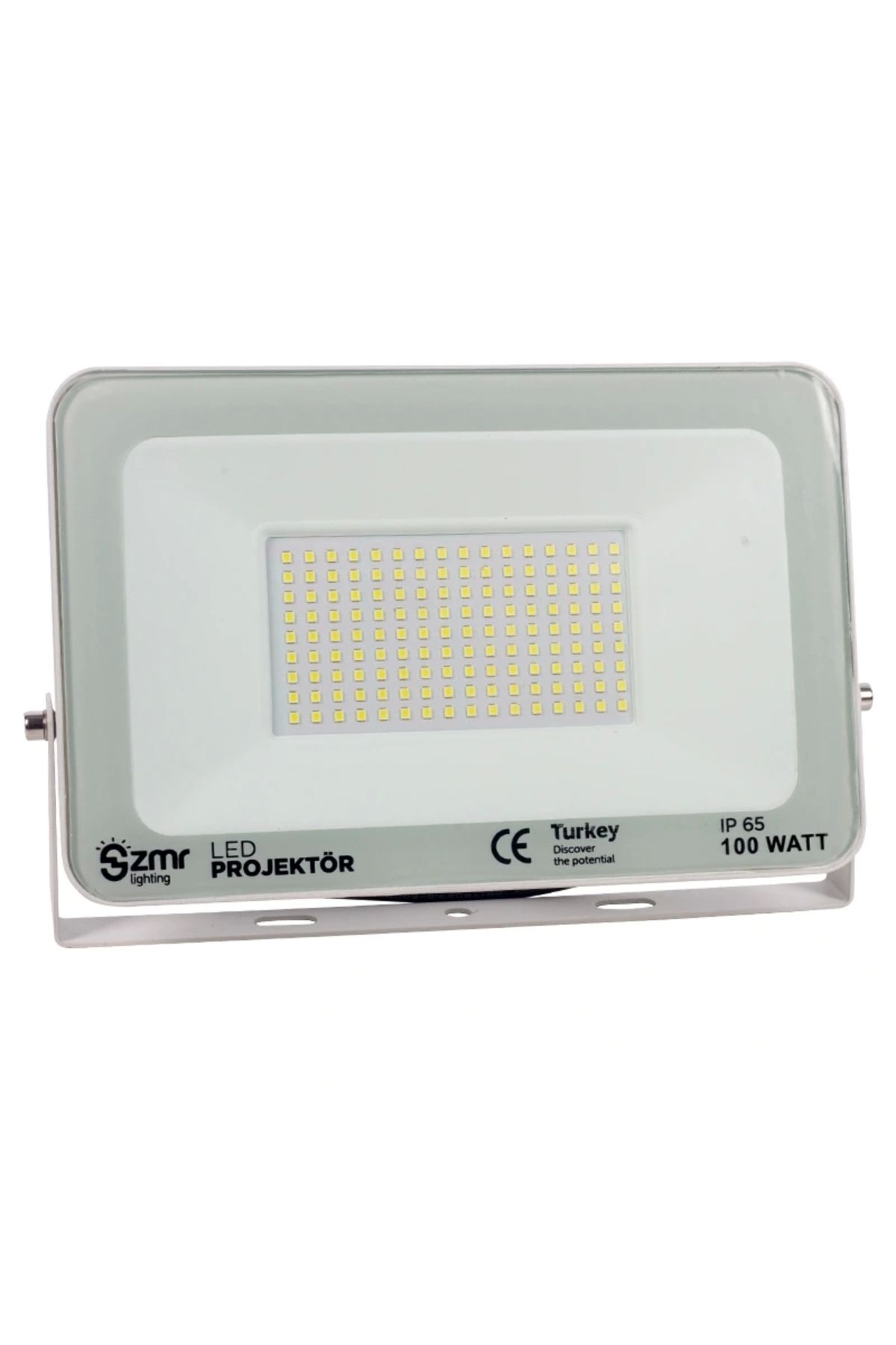 STOREMAX 100 WATT - 220 VOLT 6500K IP65 150* IŞIK AÇISI BEYAZ SLİM KASA LED PROJEKTÖR (5047)