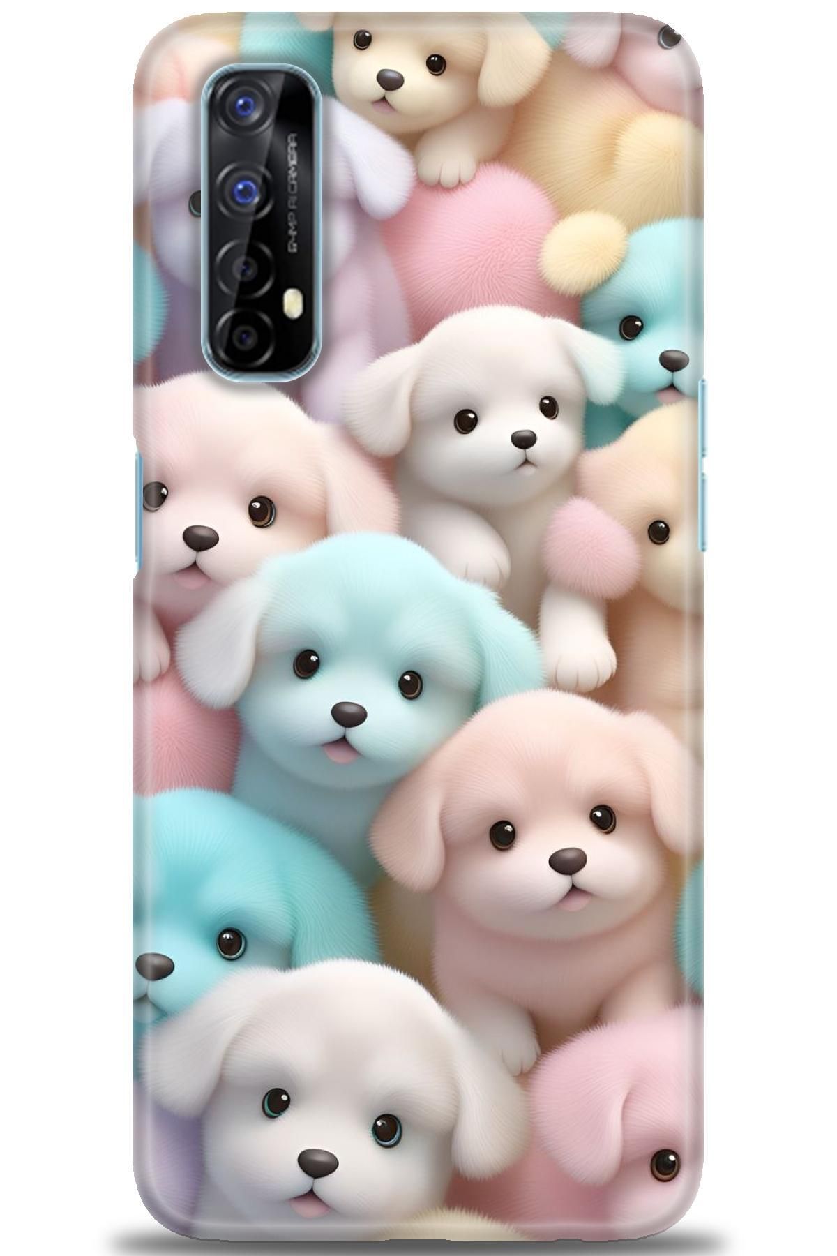 realme 7 İle Uyumlu HD Baskılı Desenli Silikon Kılıf - 308