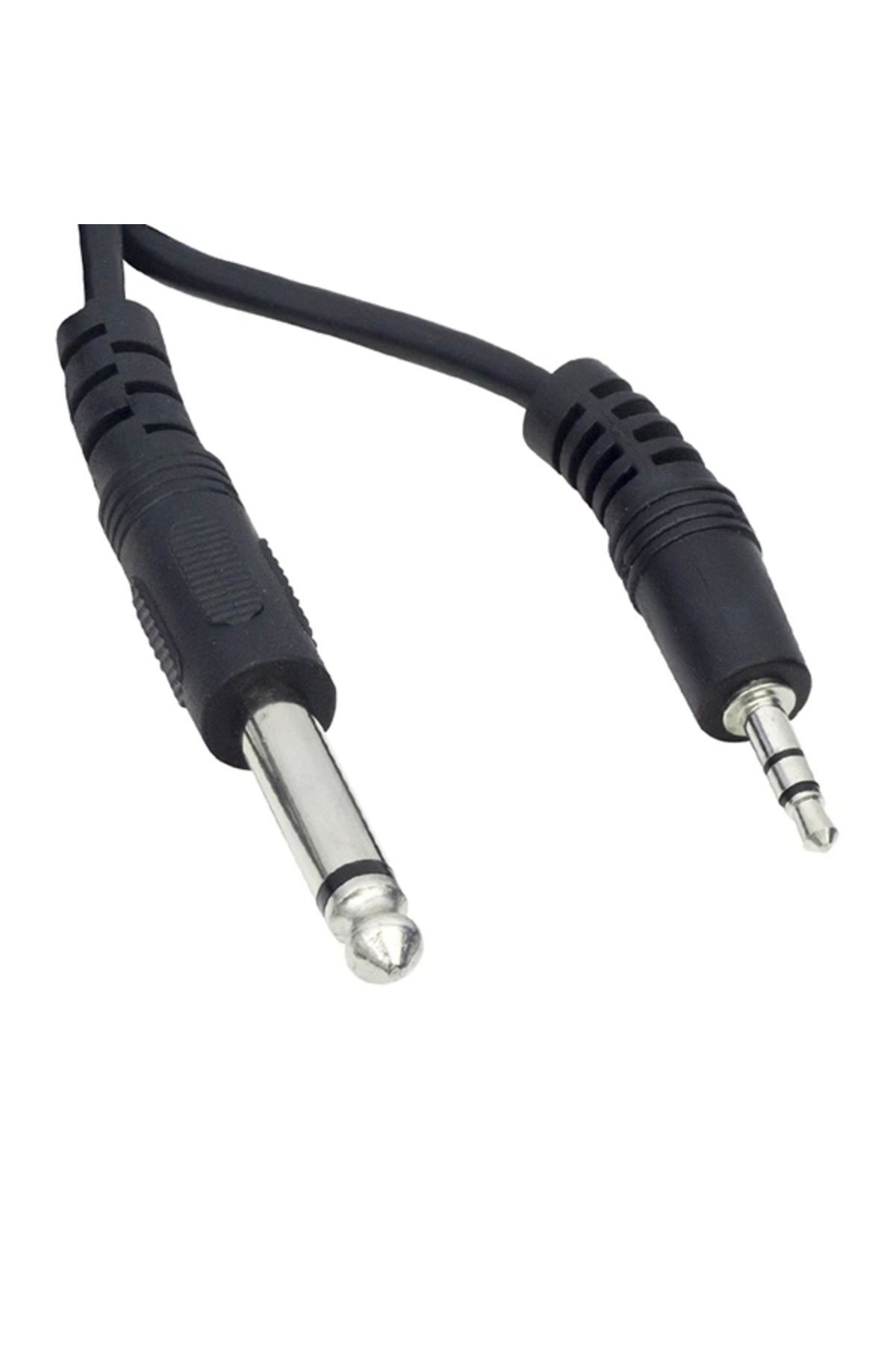 STOREMAX 3.5 MM STEREO ERKEK / 6.3 MM MONO ERKEK 1,5 METRE KABLO (ARA KABLO) (5047)